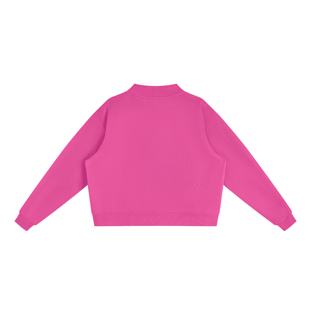 all,arcaprl,womens,womans,women,woman,W,essential,fleece,mock,neck,crew,sweatshirt,upper,body,upperbody