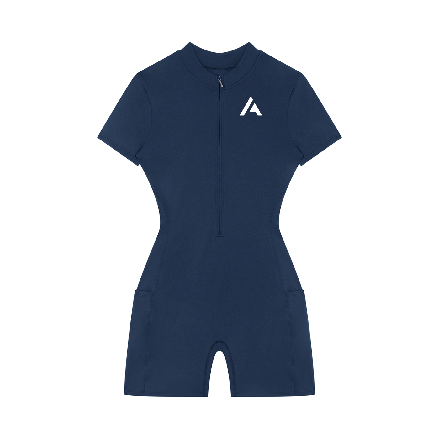 all,arcaprl,quarter,zip,short,sleeve,romper,women,womens,woman,womans,upper,body,wo0012