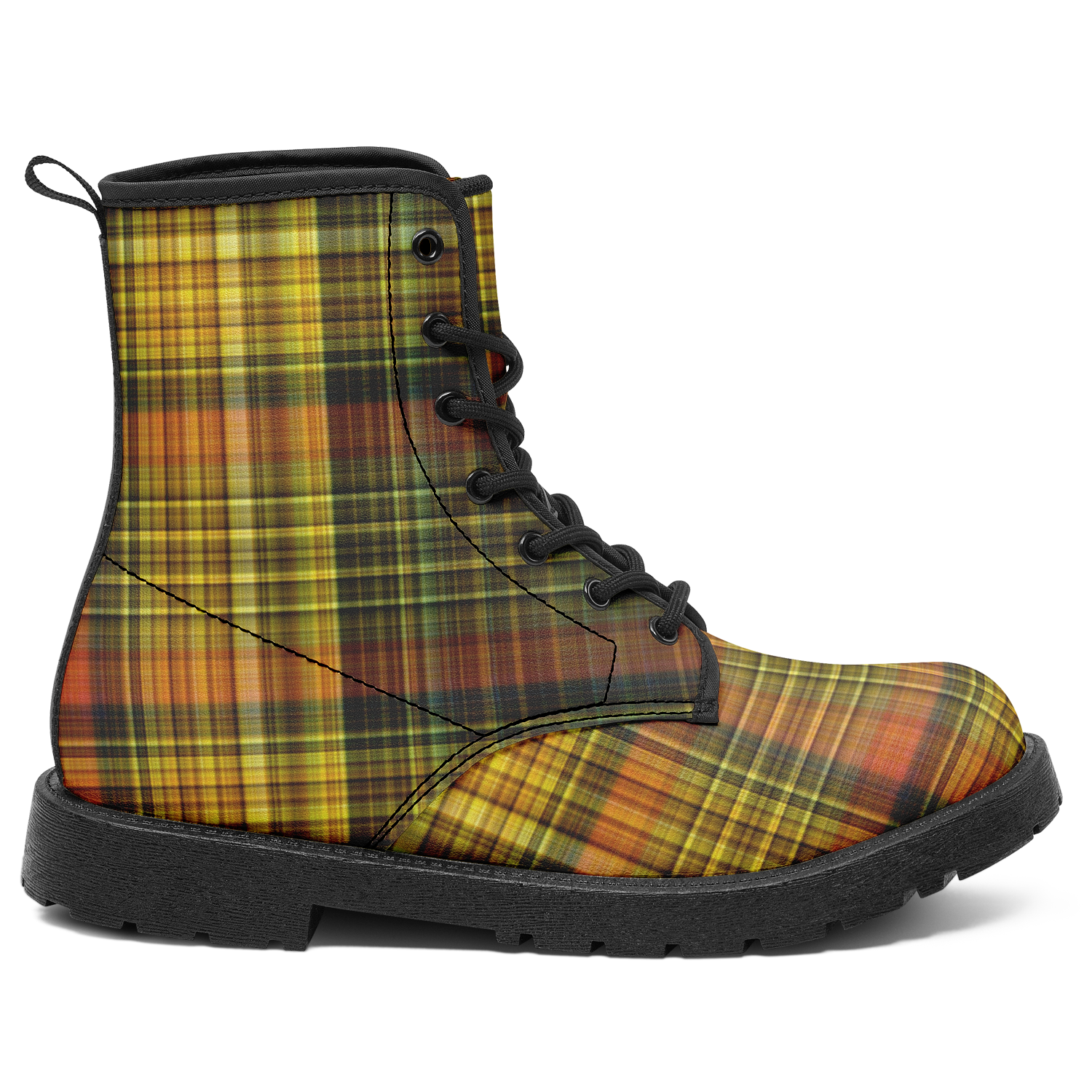 N | city strider boot | yellow plaid - Arcadia Apparel
