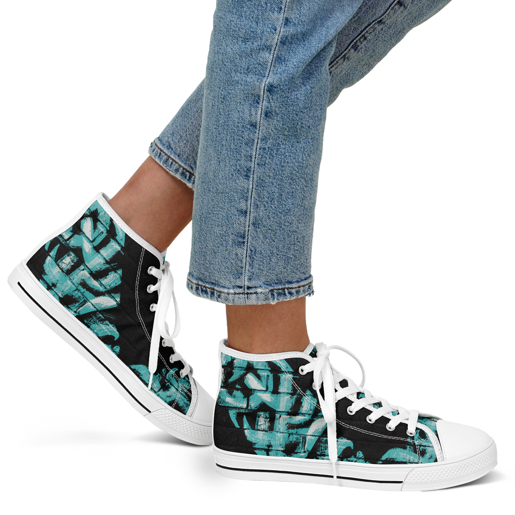 SNEAK | high top | graffiti checkmark