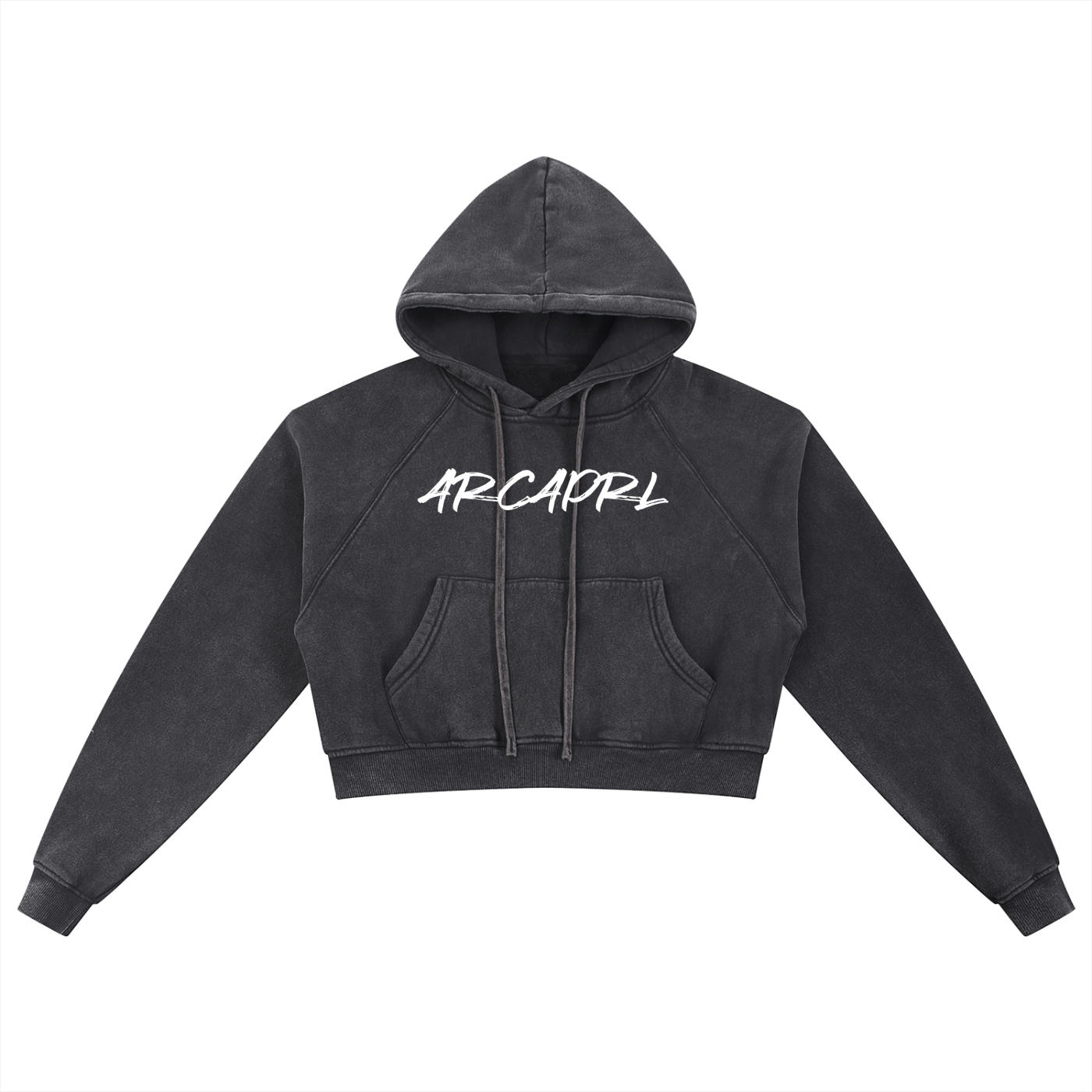 WOMEN'S SNOW WASHED HOODIE | cropped - Arcadia Apparel