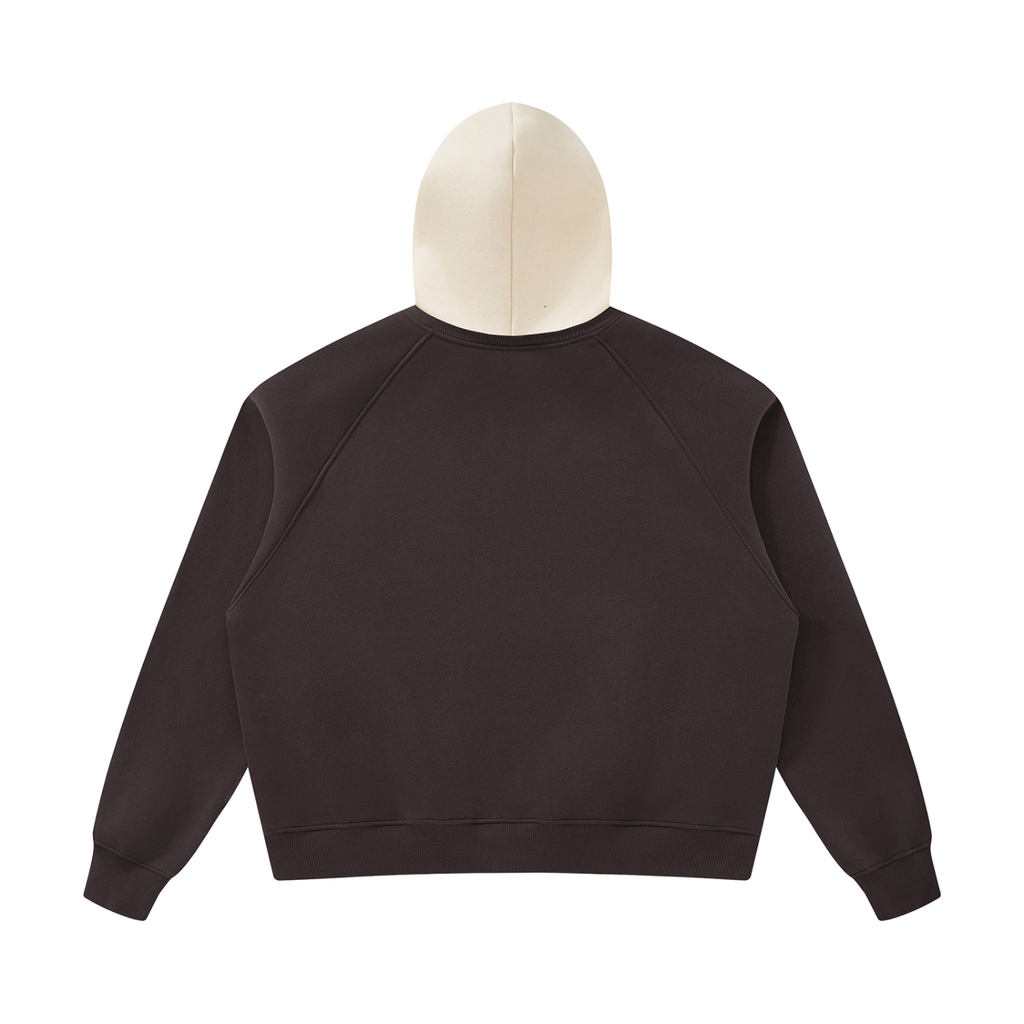 all,arcaprl,one,size,fleece,raglan,color,colour,block,hoodie,upper,body