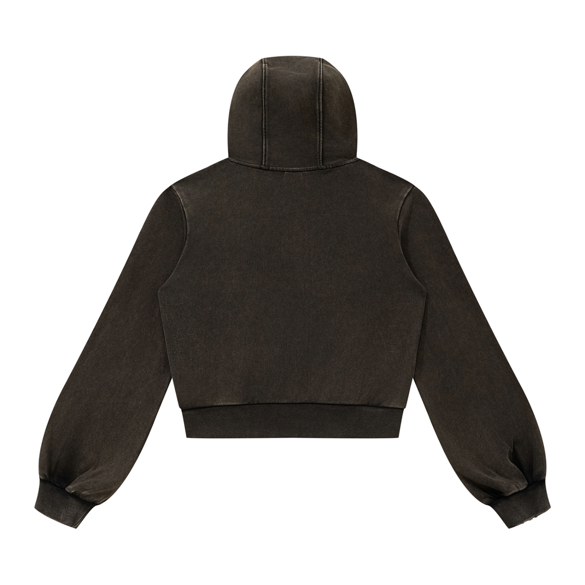 W | vintage wash full zip hoodie