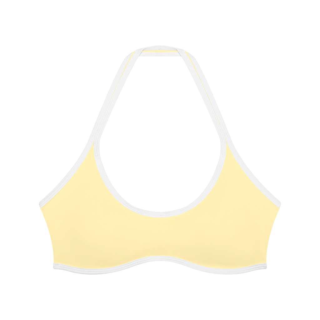 W | halter colour block yoga sports bra