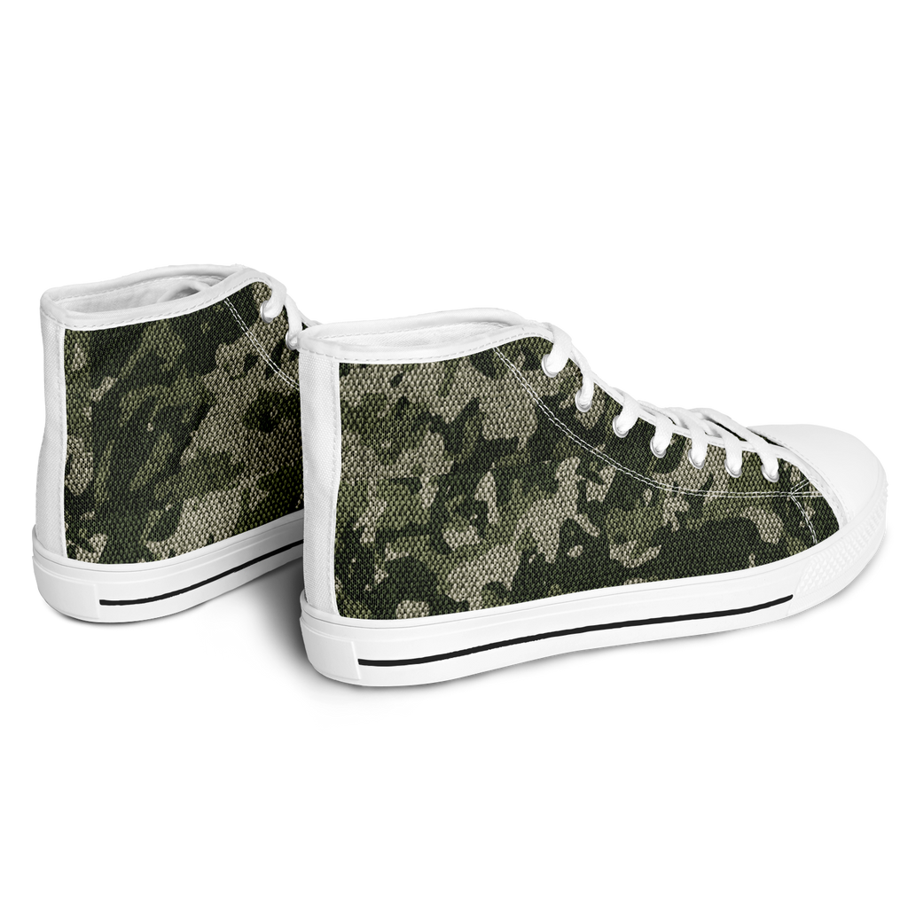 HIGH TOP | green camo | white sole - Arcadia Apparel