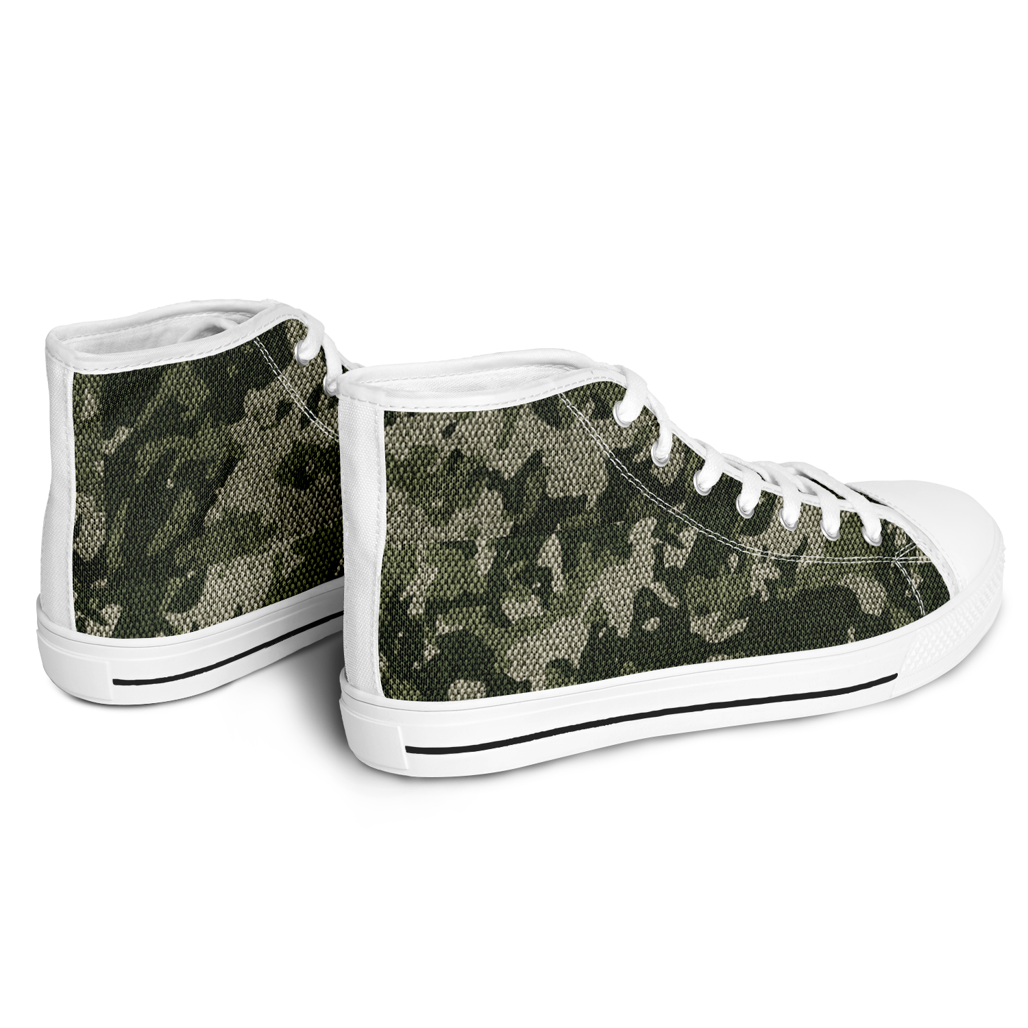 HIGH TOP | green camo | white sole - Arcadia Apparel