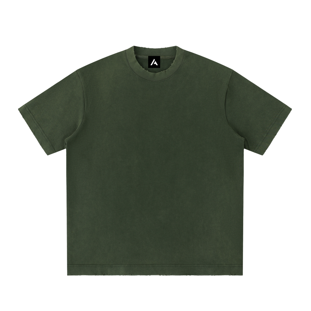 all,heavyweight,vintage washed,frayed,t-shirt,tee,one-size,arcaprl,arcadia apparel,arcadia