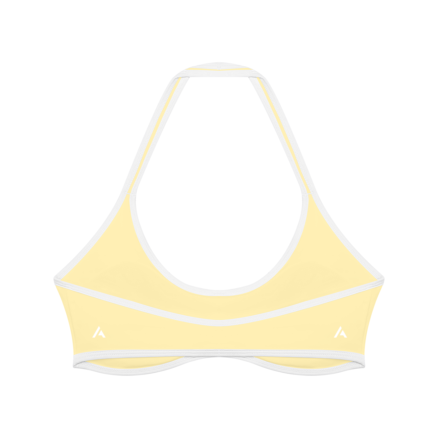 W | halter colour block yoga sports bra