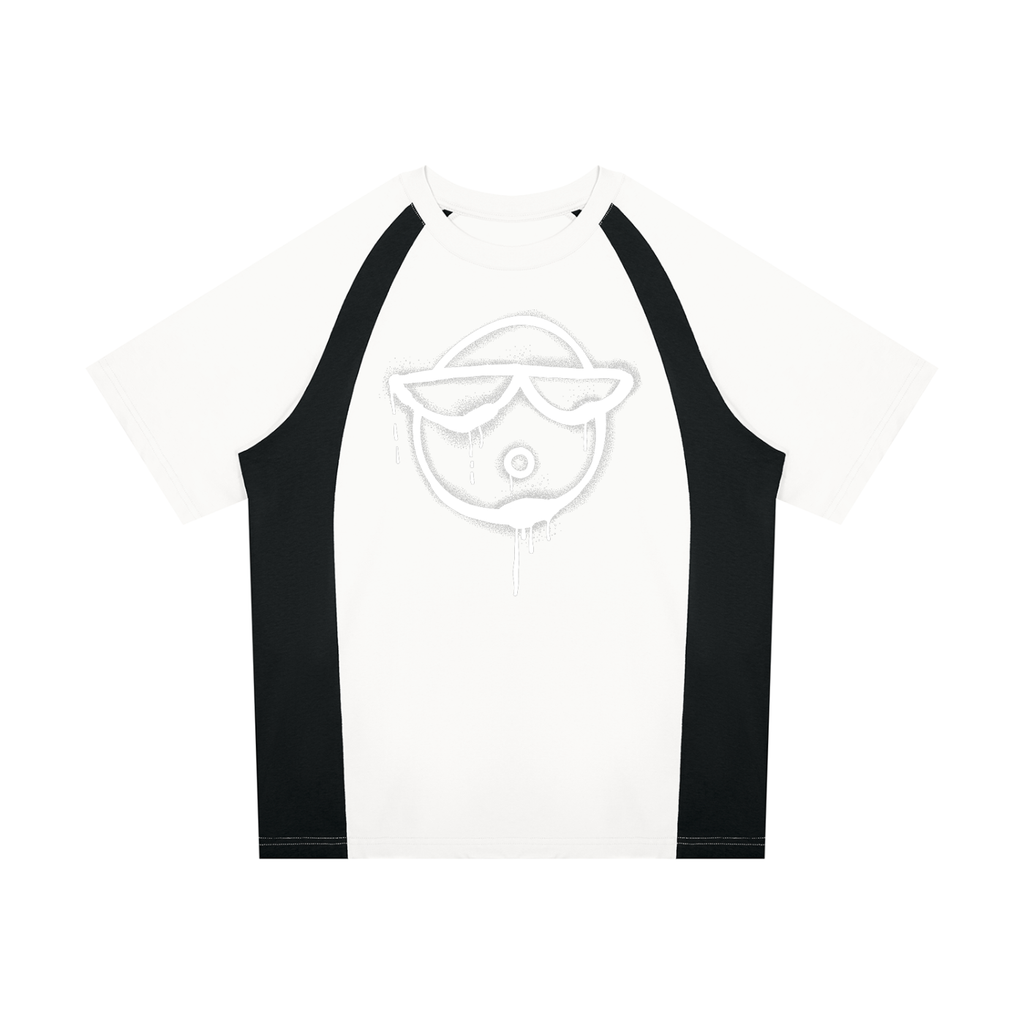 O | raglan colour block t-shirt | 8o