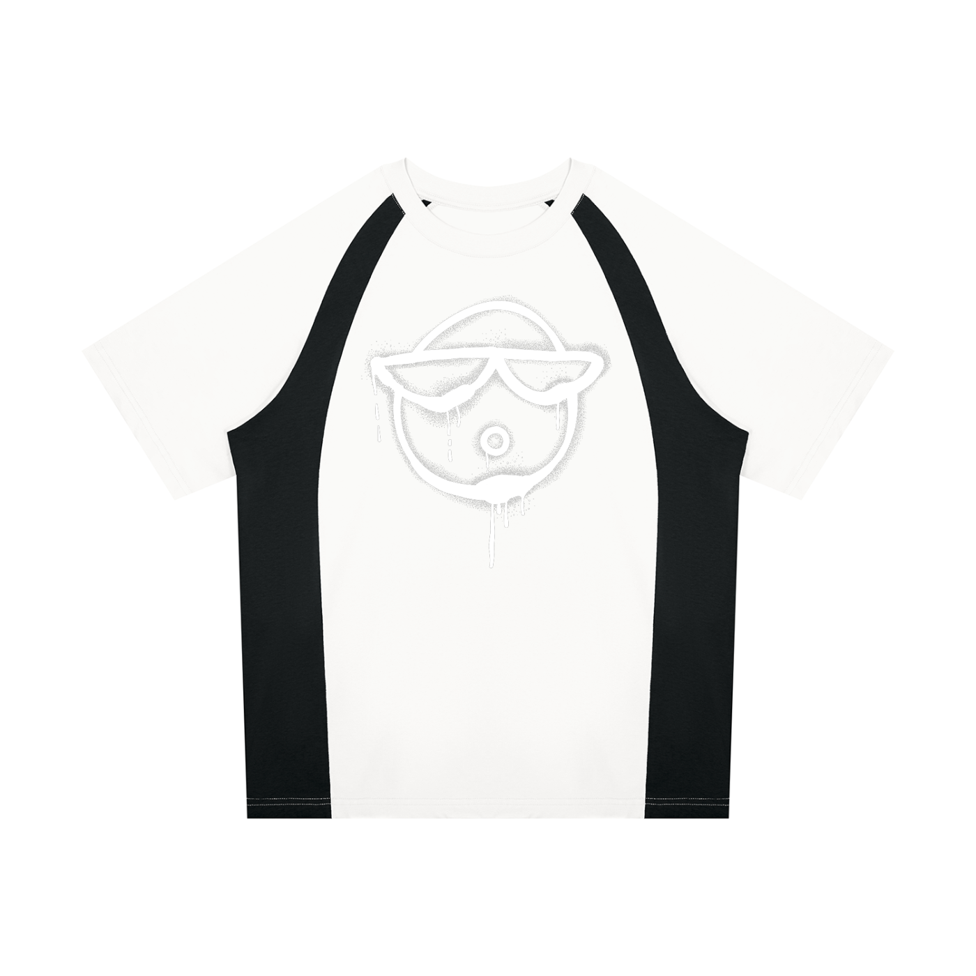 O | raglan colour block t-shirt | 8o