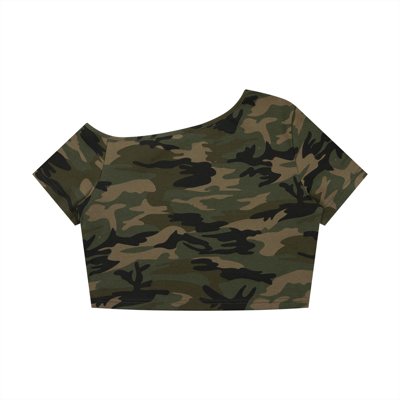 all,arcaprl,women,woman,womens,womans,camo,off,shoulder,crop,tshirt,tee,upper,body,wt0202