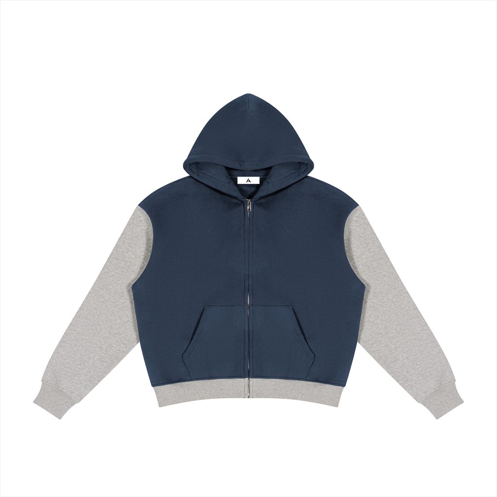 all,arcaprl,color,colour,block,full,zip,fleece,hoodie,ut0213,one,size,upper,body