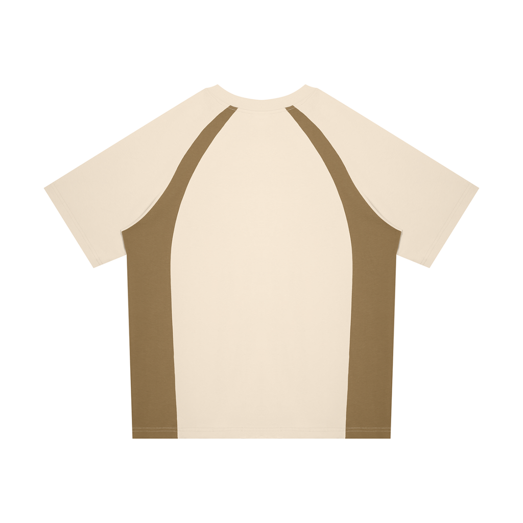 O | raglan colour block t-shirt | 8o