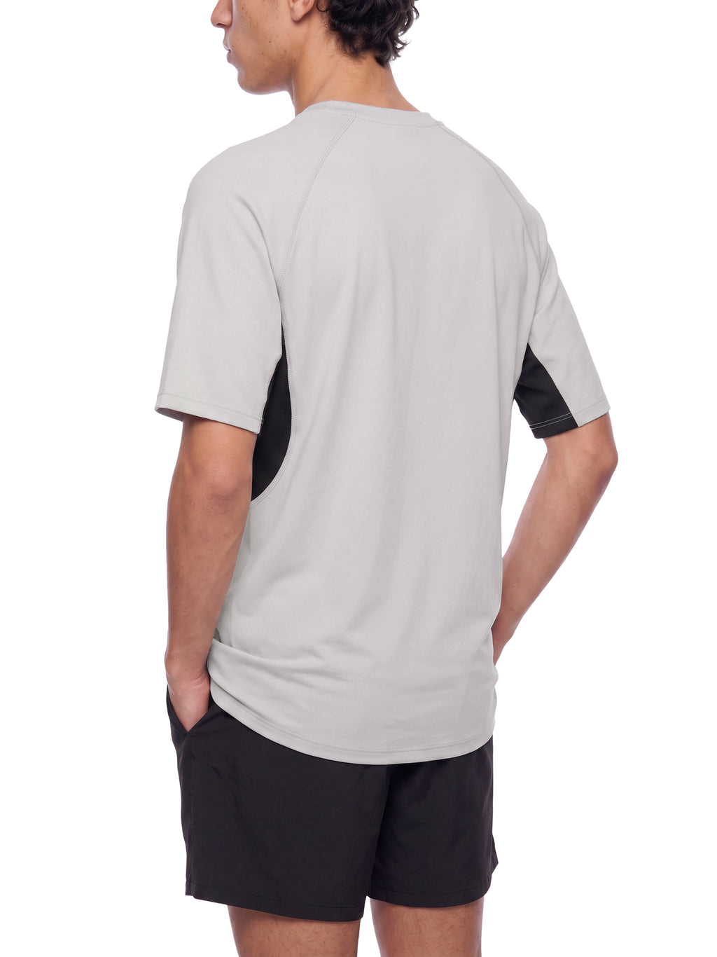 M | colour block raglan t-shirt