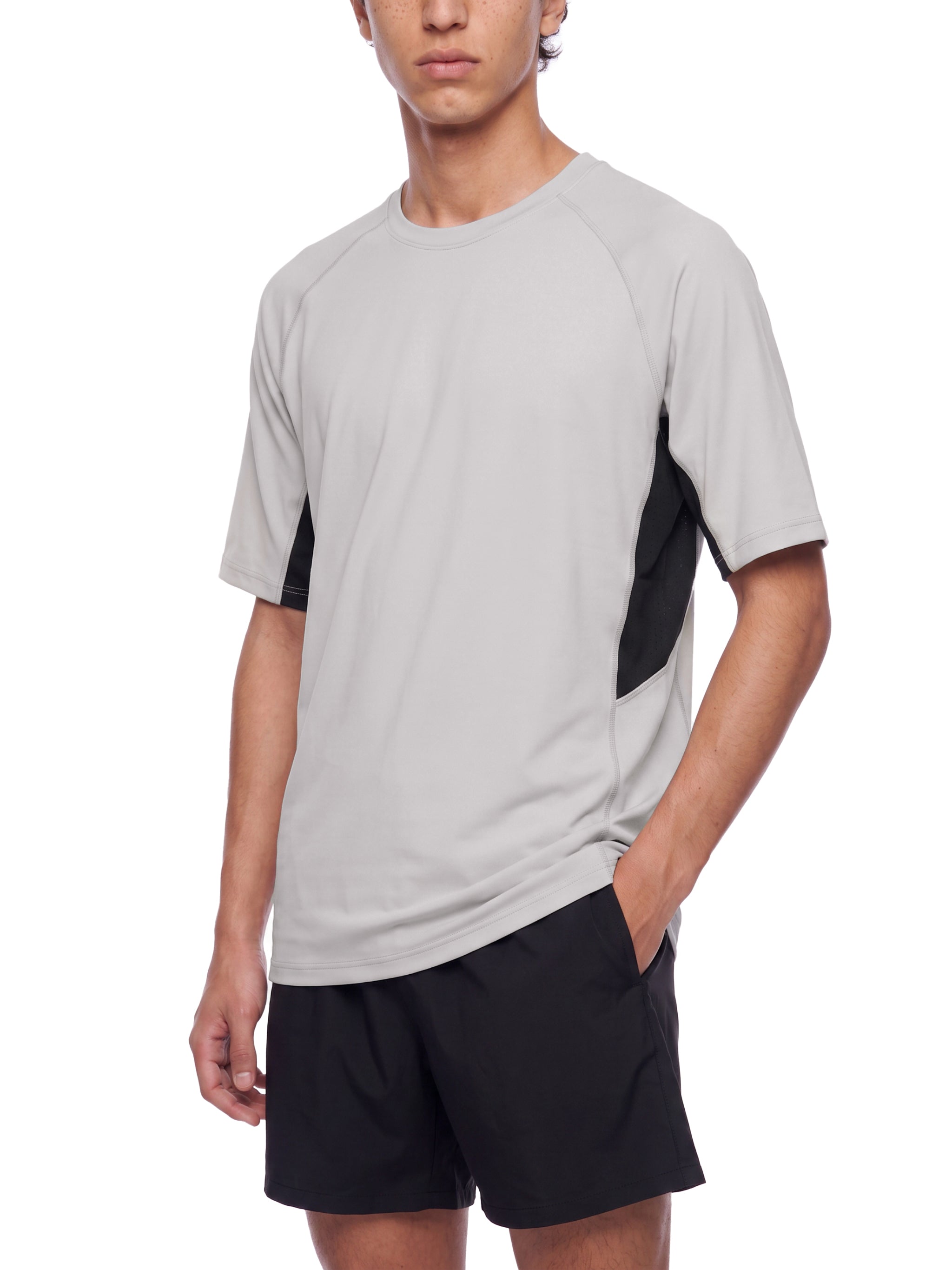 M | colour block raglan t-shirt