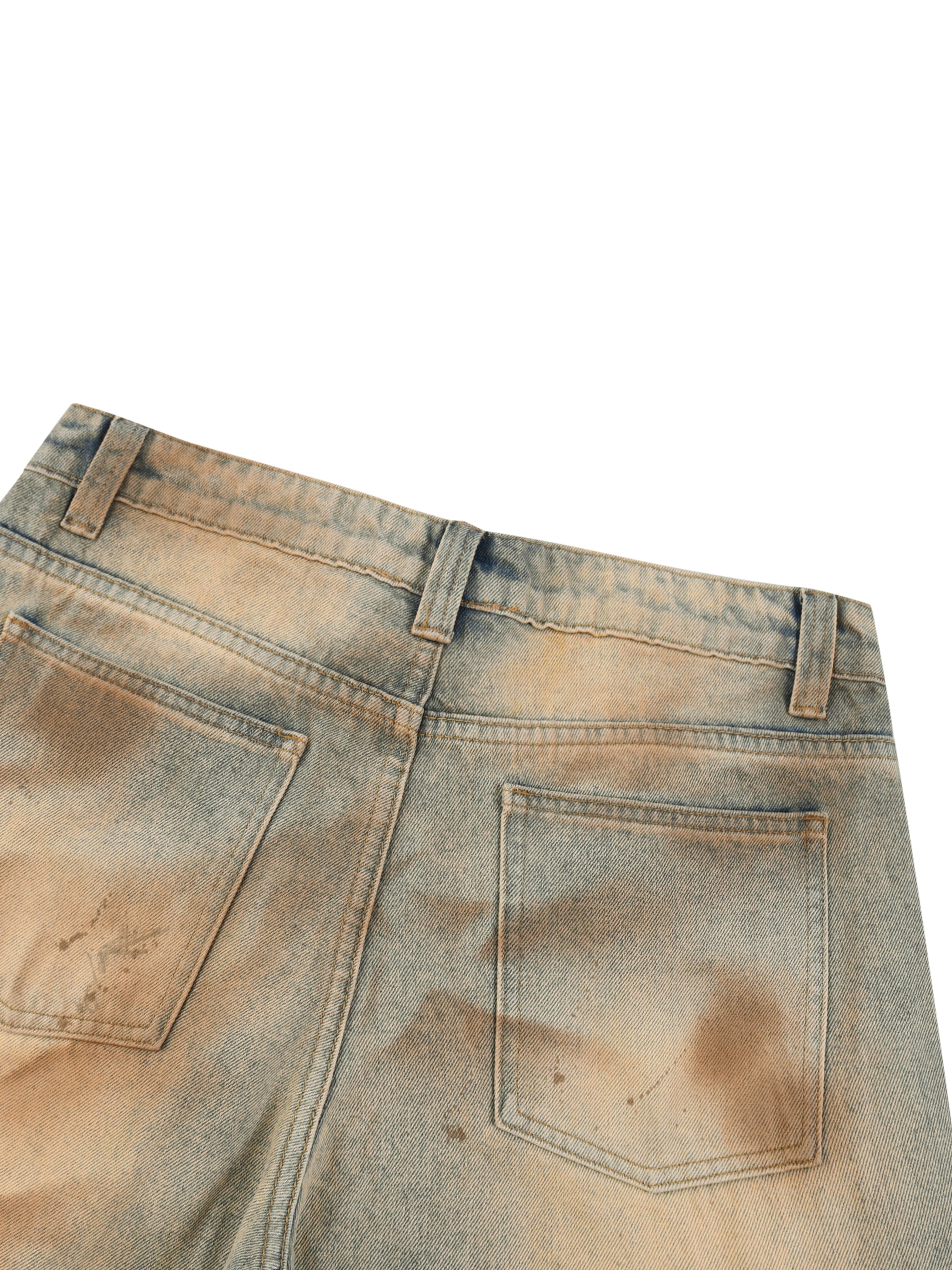 M | vintage wash barrel leg jeans