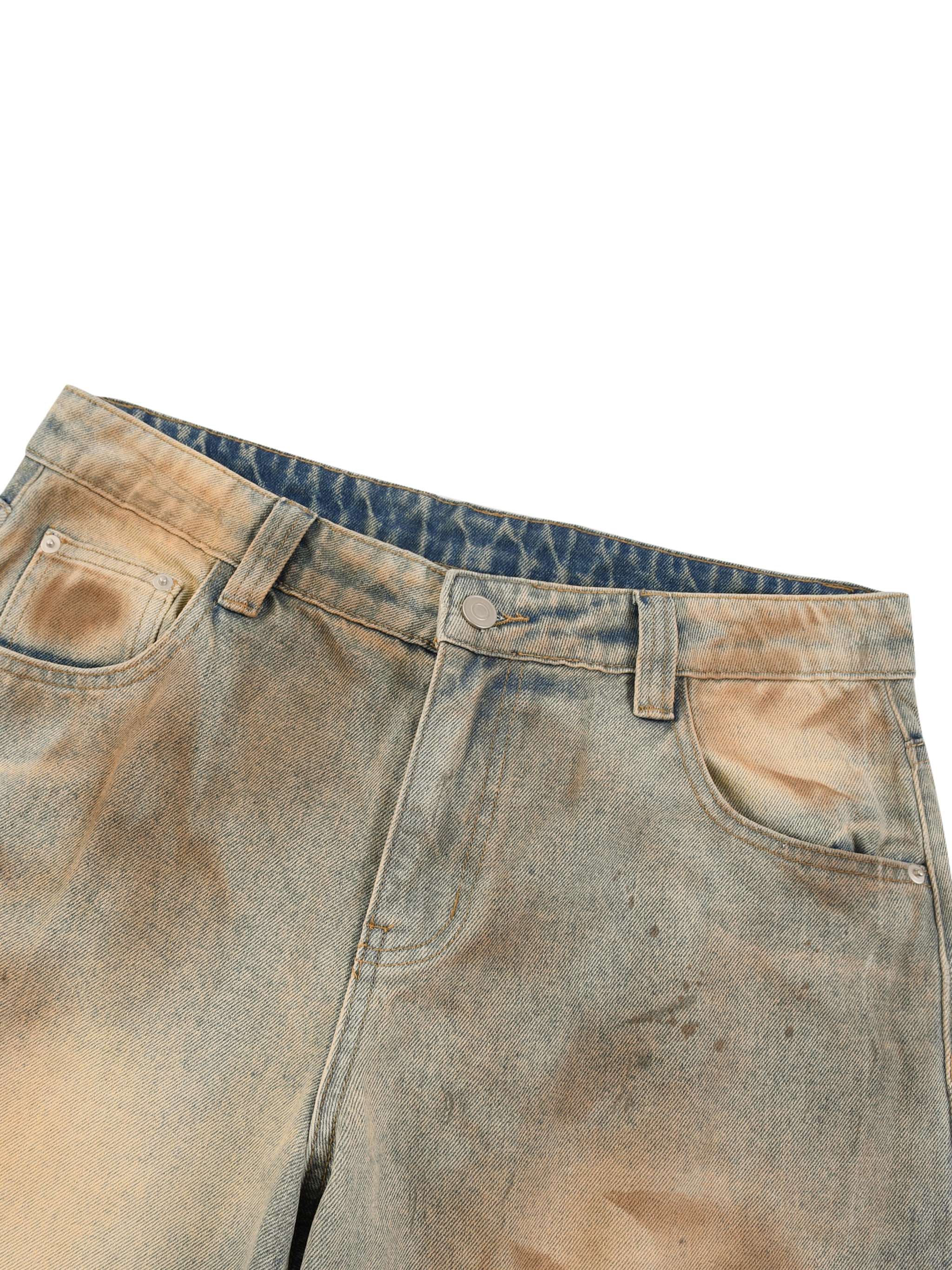 M | vintage wash barrel leg jeans