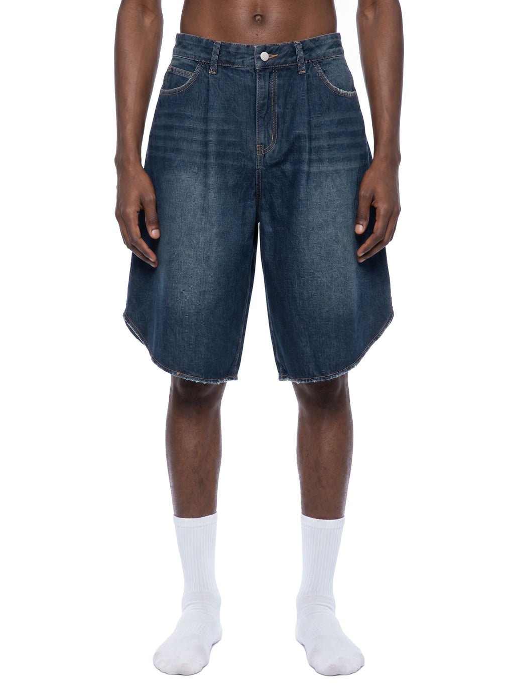 M | Wide Leg Denim Surf Shorts