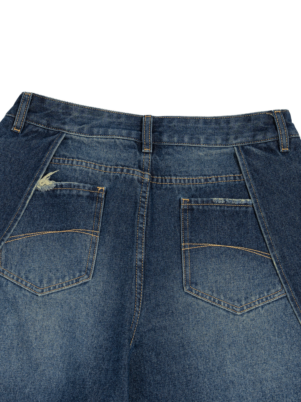 M | Wide Leg Denim Surf Shorts