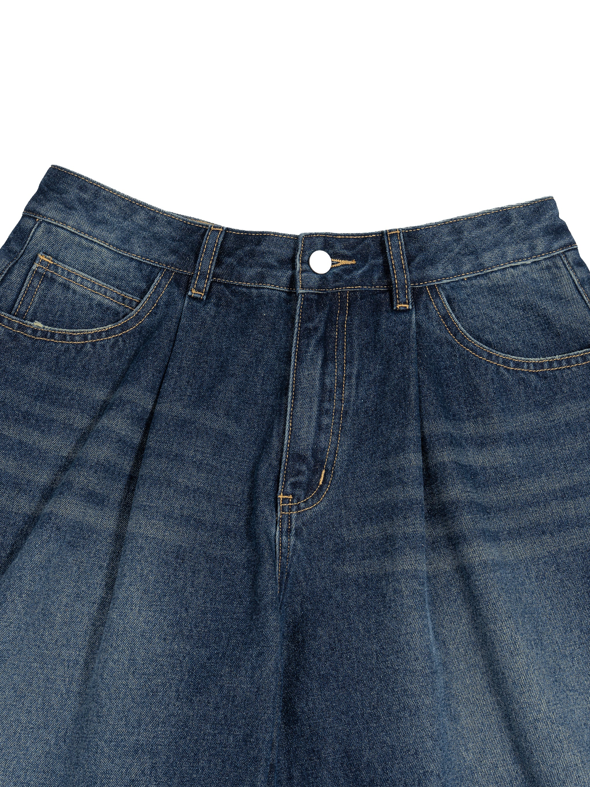 M | Wide Leg Denim Surf Shorts
