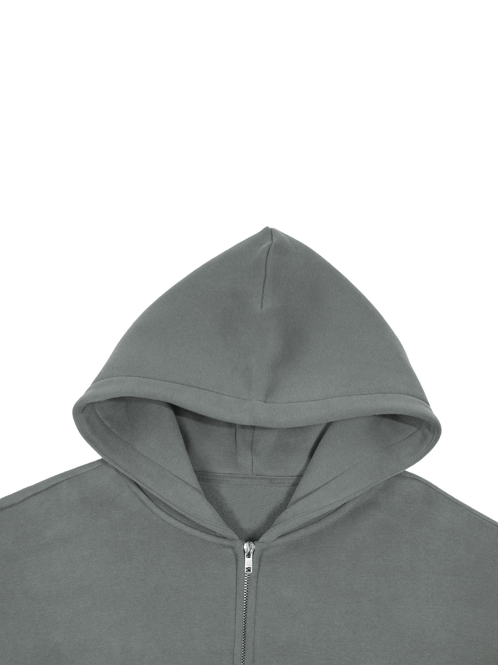 O | colour block fleece full-zip hoodie