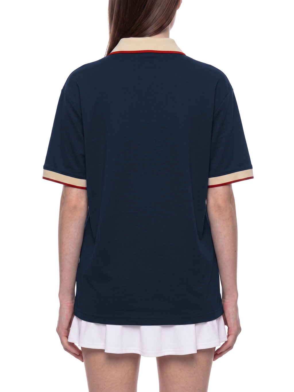 O | colour block polo shirt