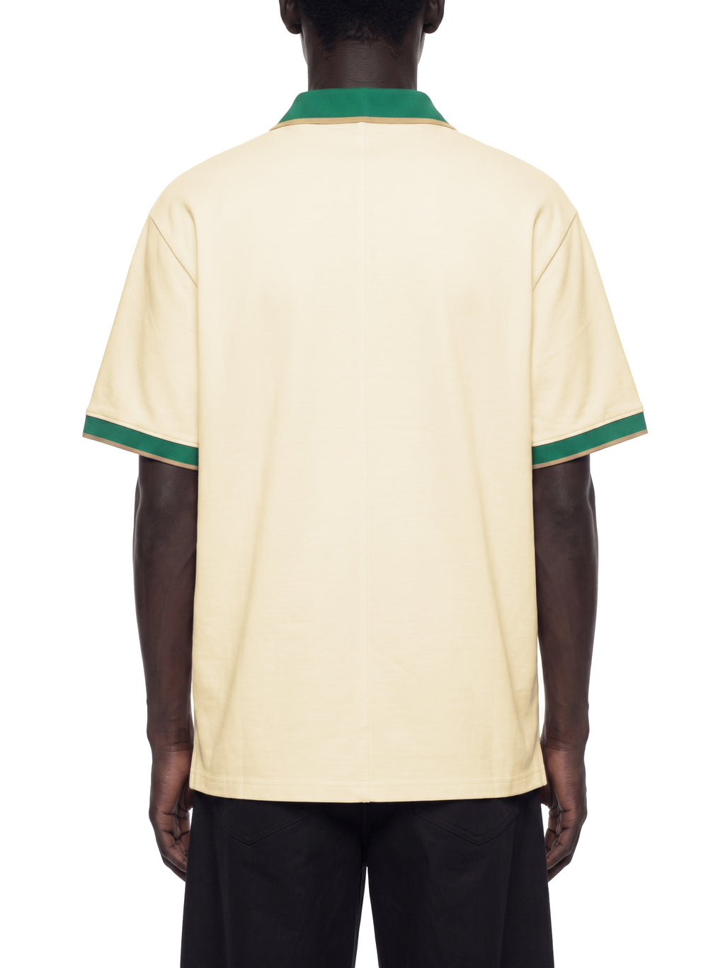 O | colour block polo shirt