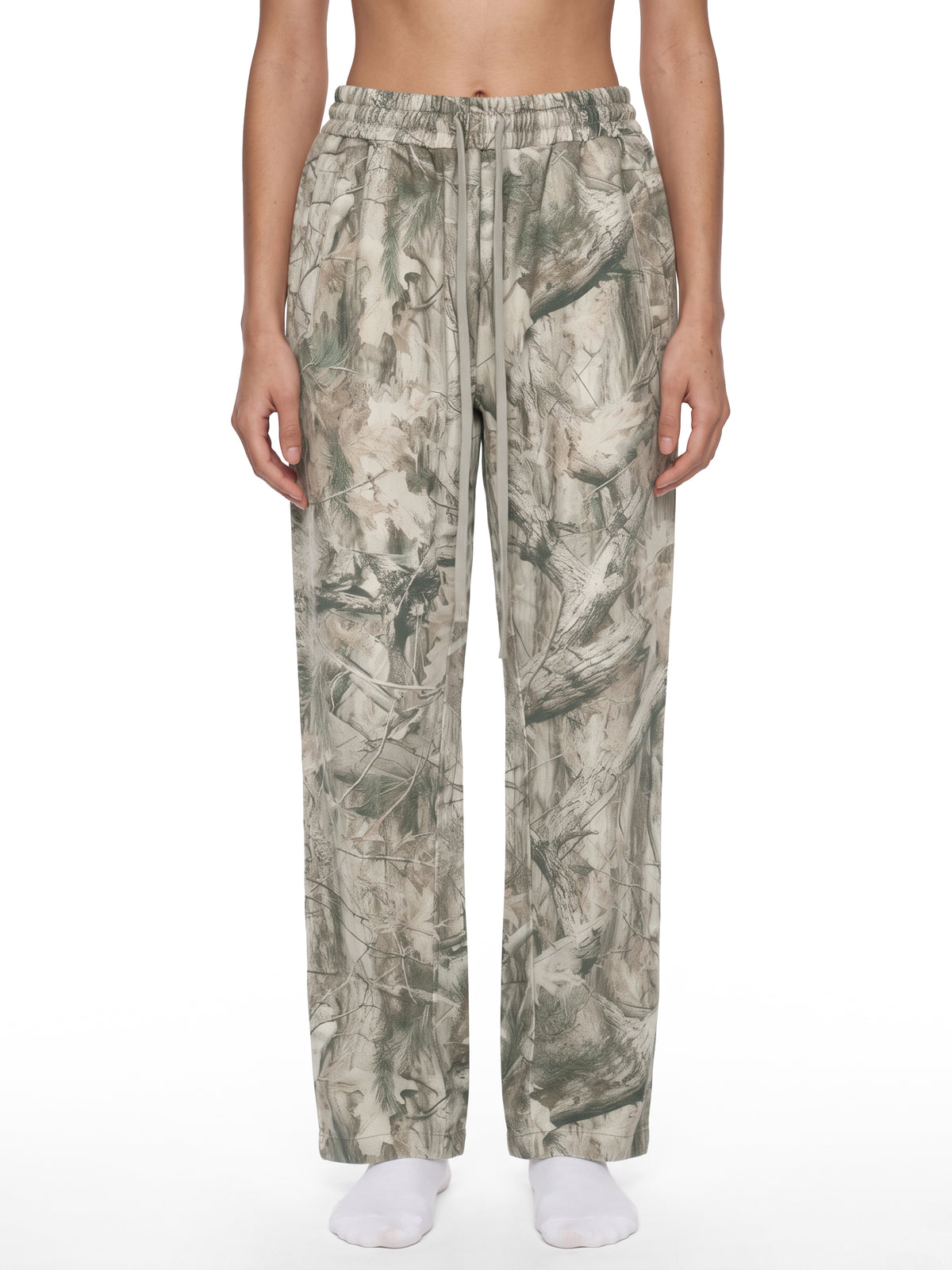 O | fleece tree camo sweatpants