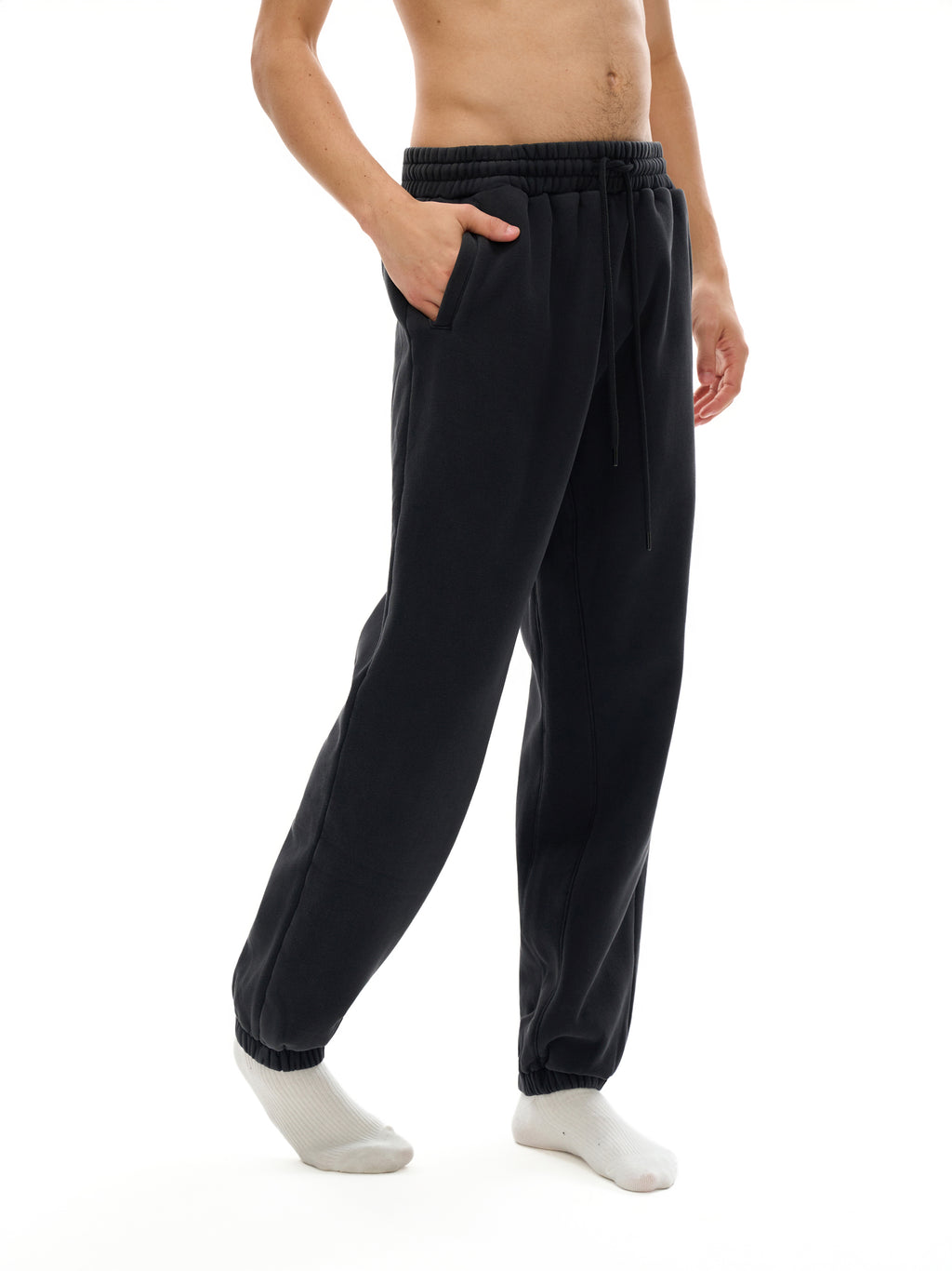 O | fleeced jogger sweatpants