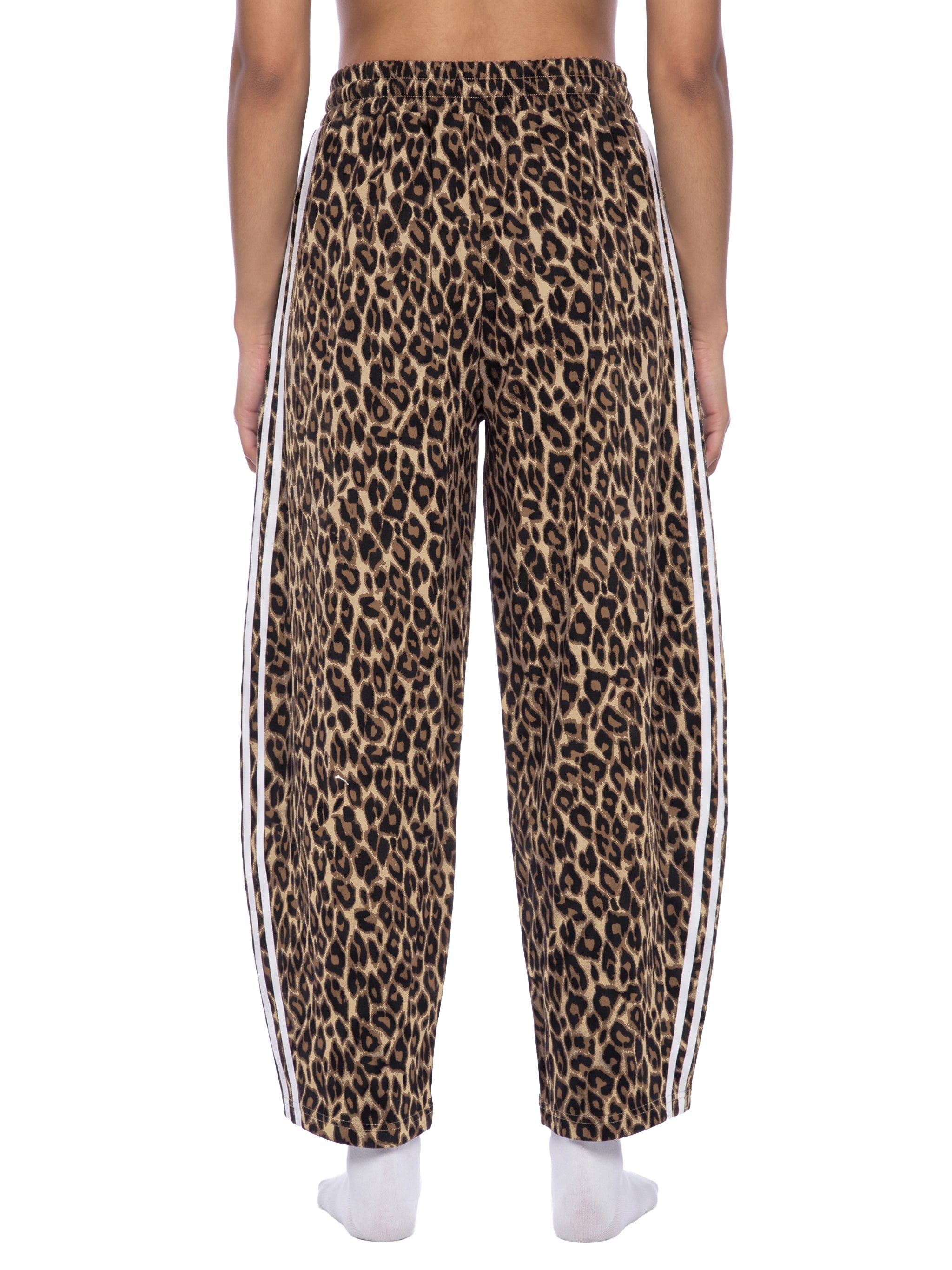 O | leopard barrel leg sweatpants