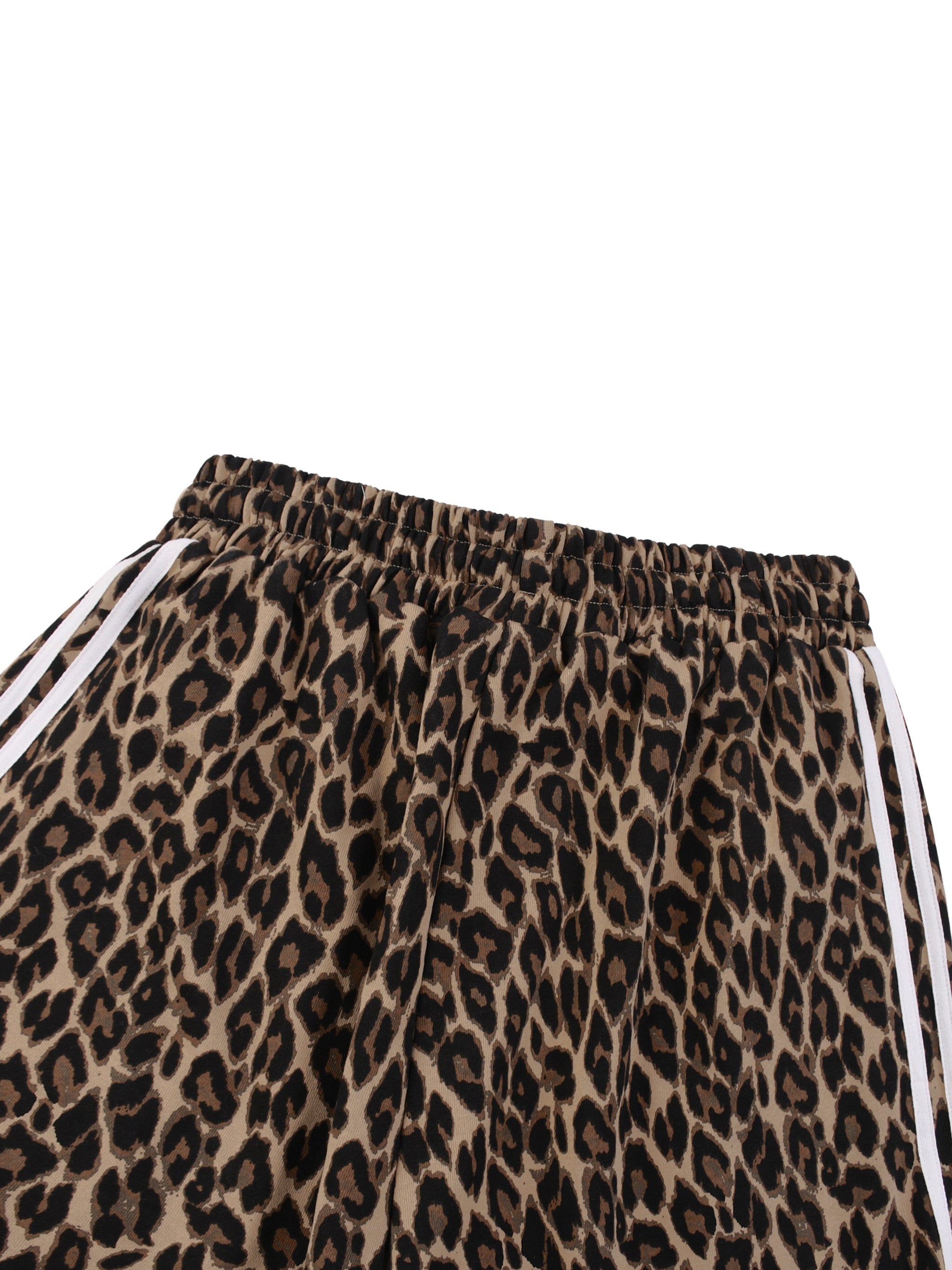 O | leopard barrel leg sweatpants