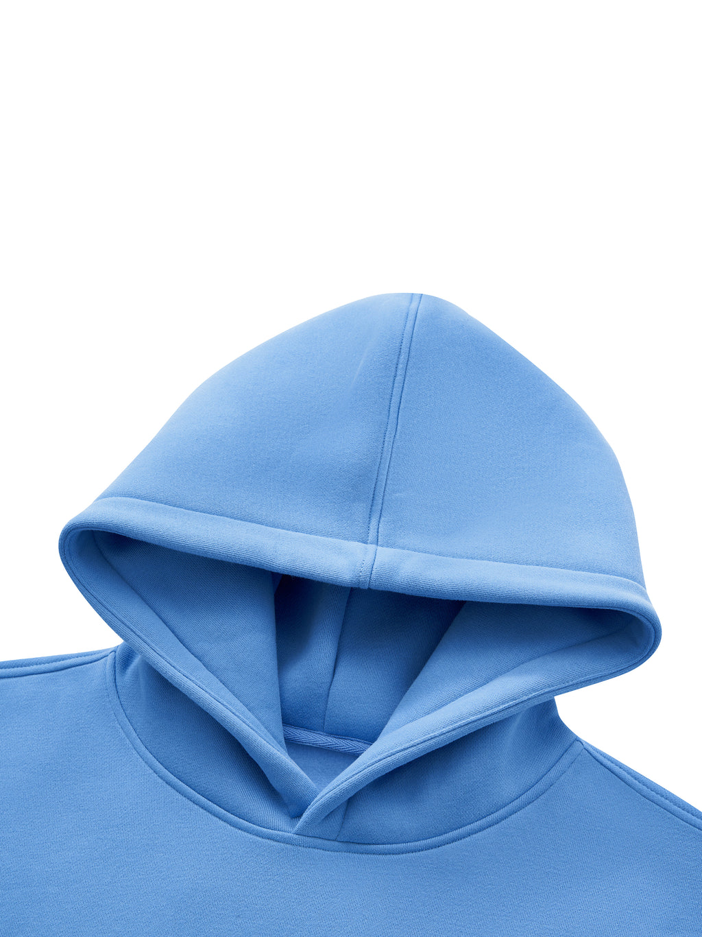 O | oversized colour block fleece hoodie