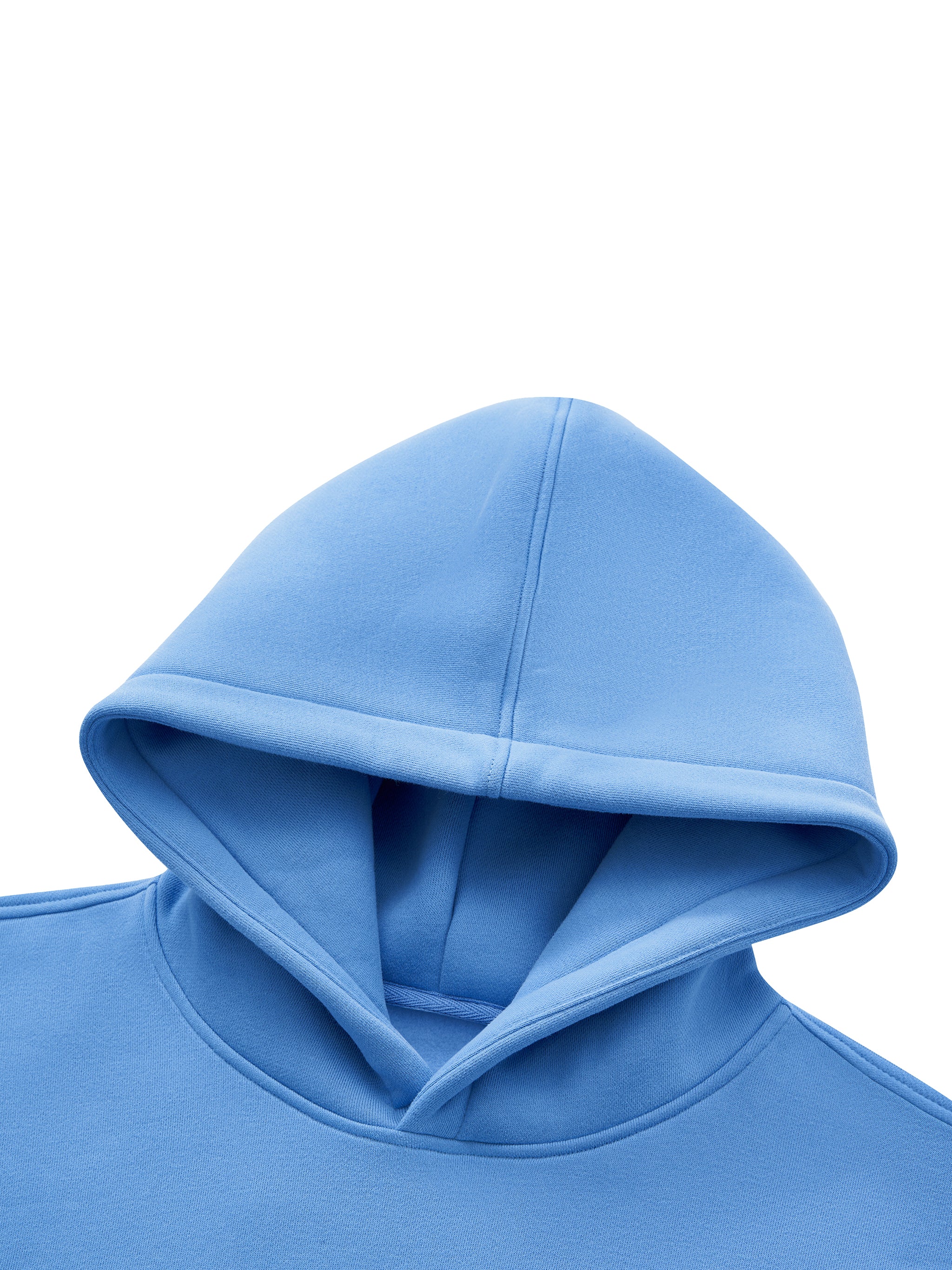 O | oversized colour block fleece hoodie