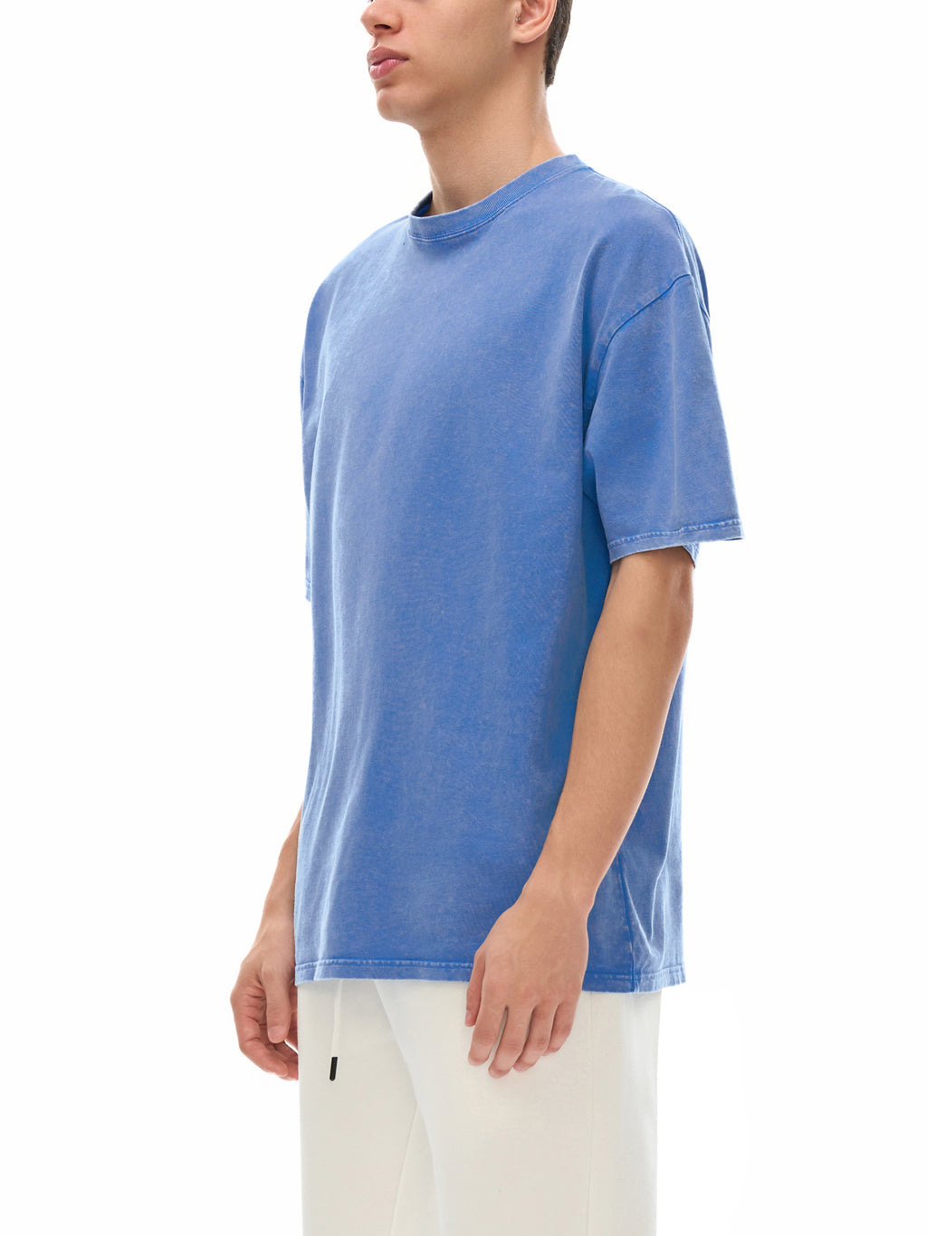 O | snow washed oversized cotton t-shirt