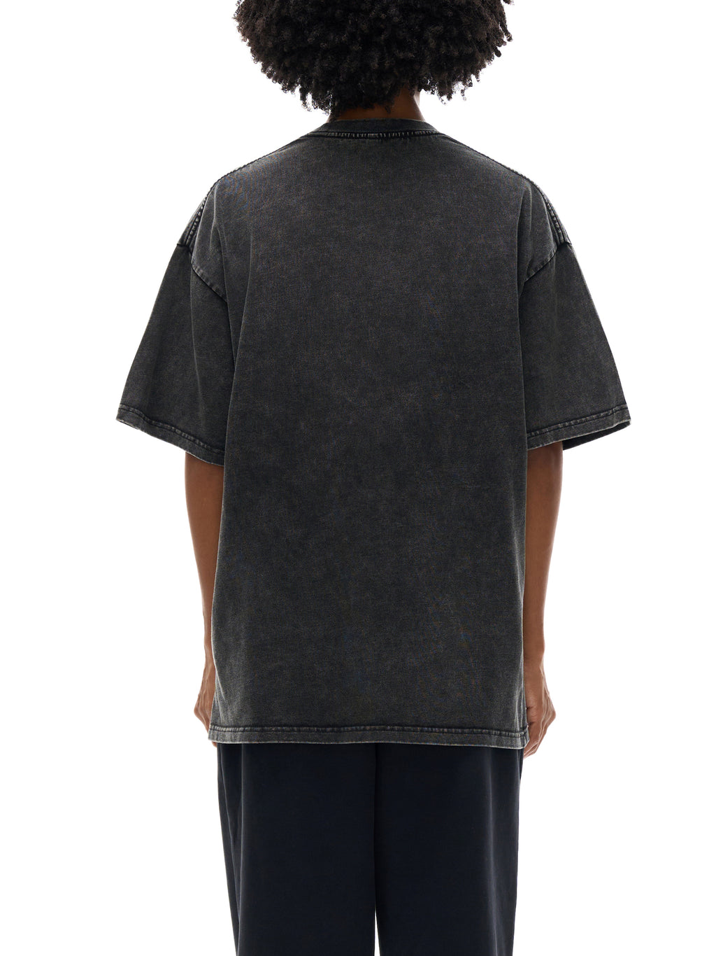 O | snow washed oversized cotton t-shirt