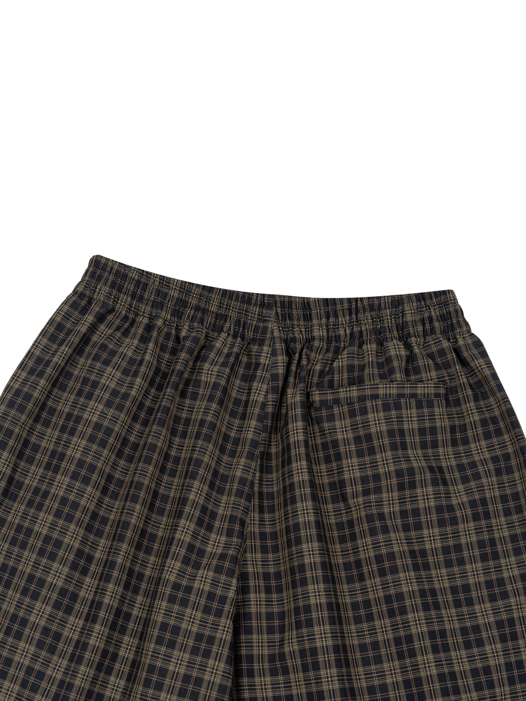 O | plaid wide leg pants