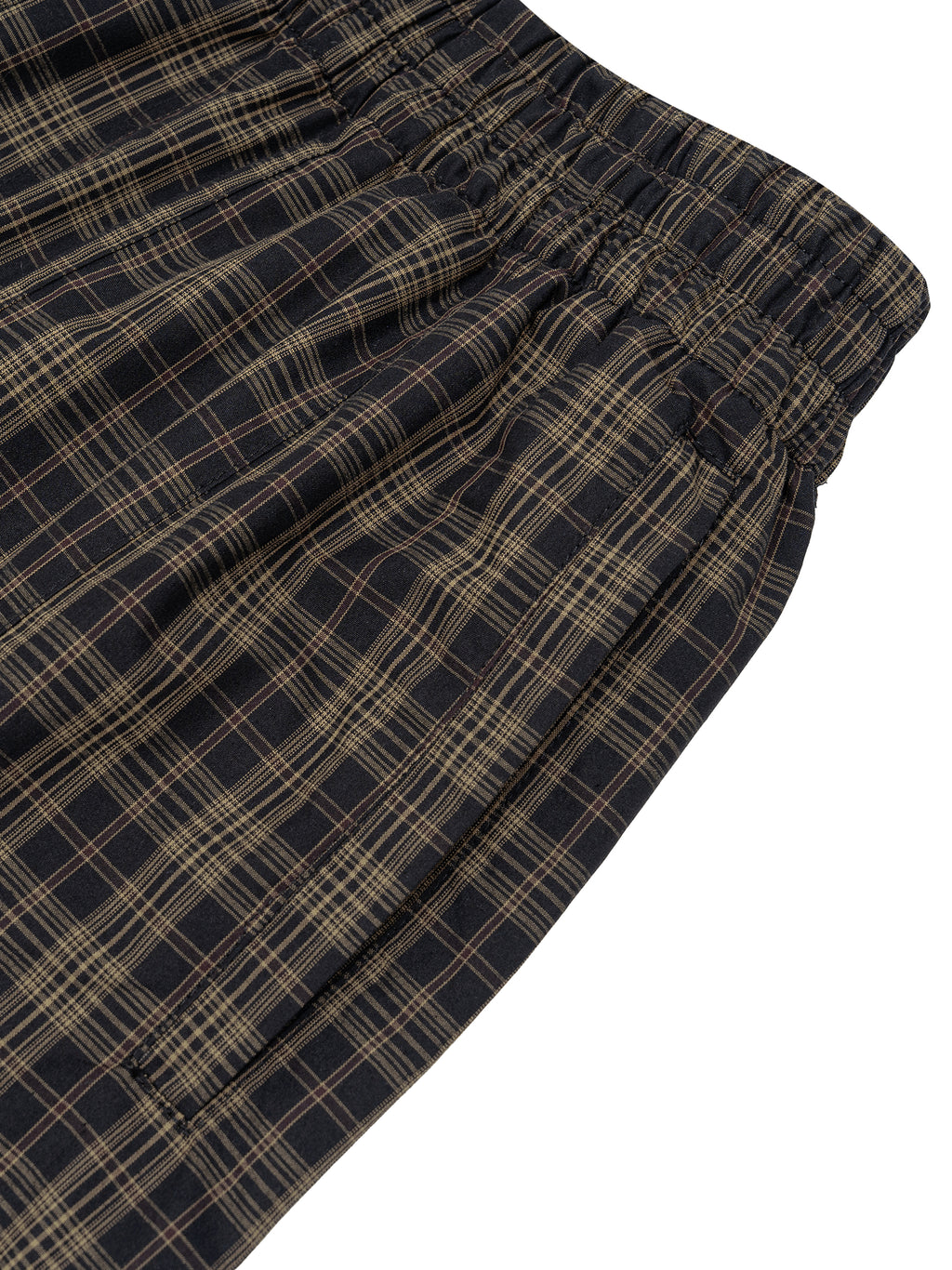 O | plaid wide leg pants