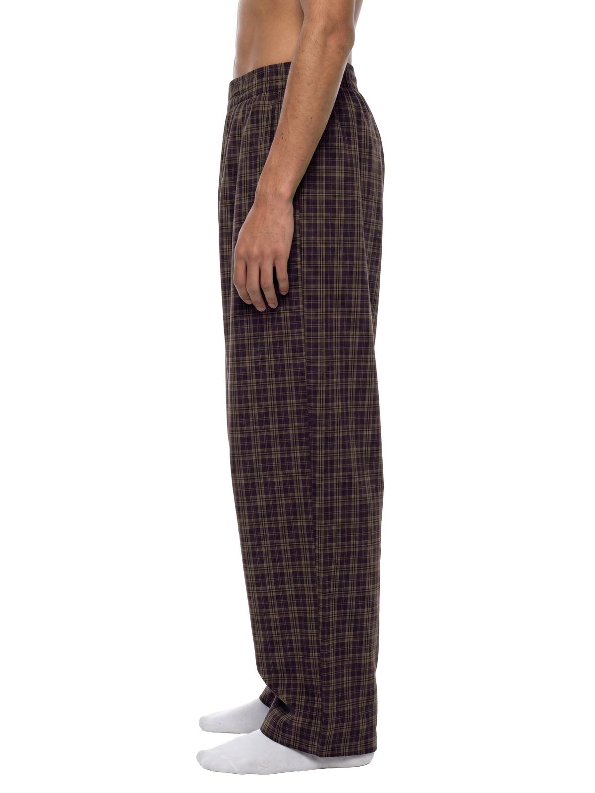 O | plaid wide leg pants