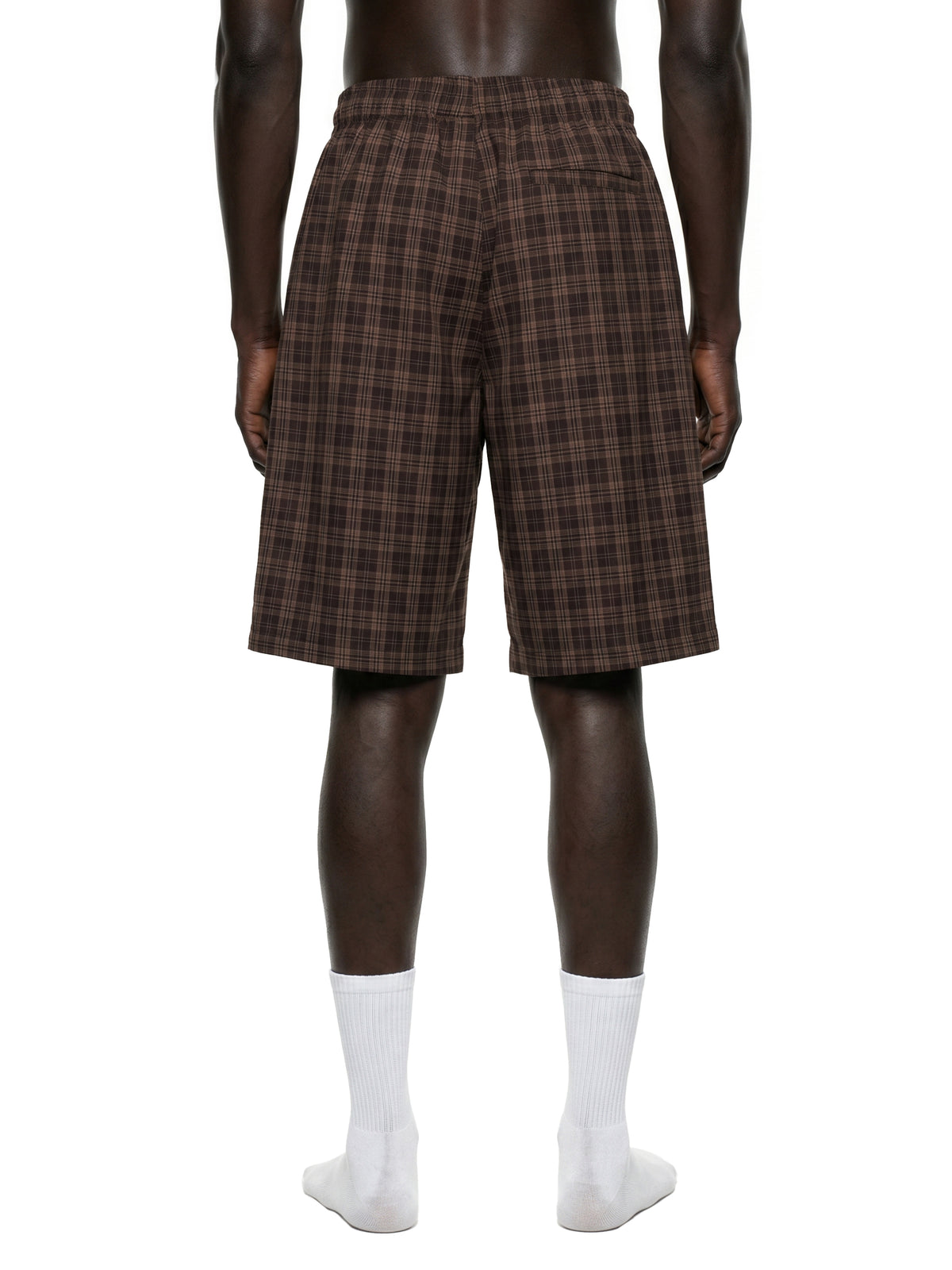 O | plaid wide leg shorts