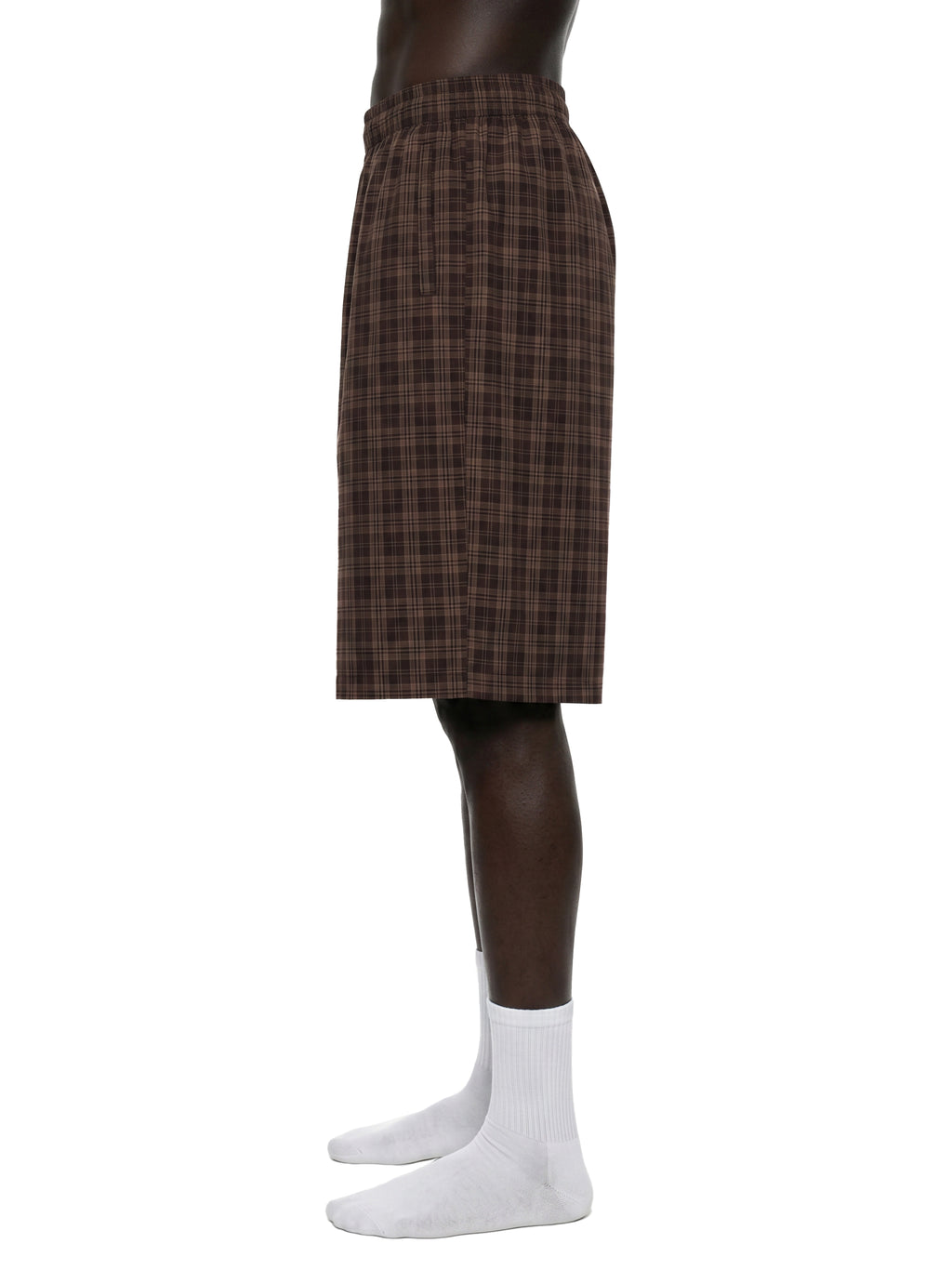 O | plaid wide leg shorts