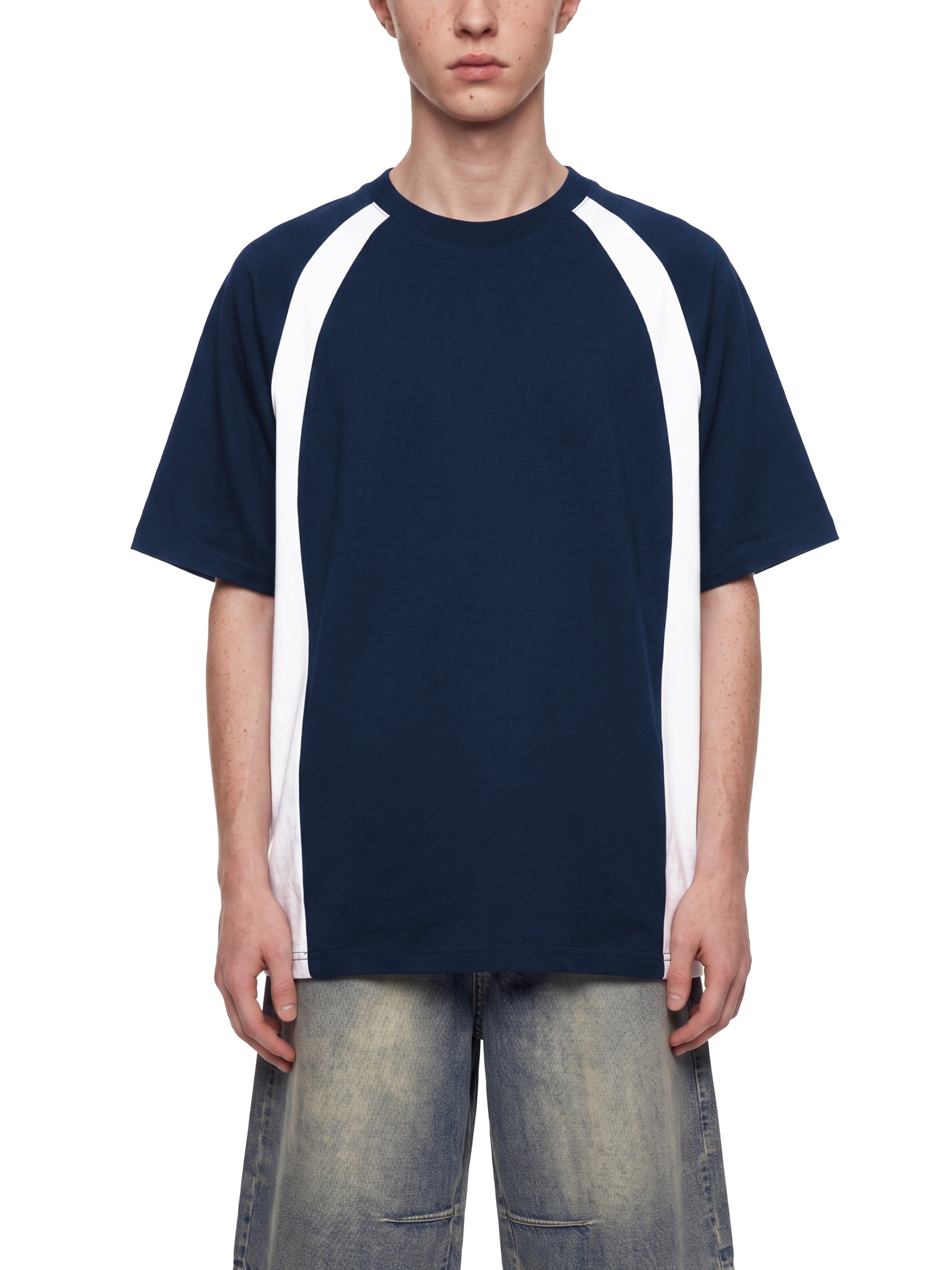 O | raglan colour block t-shirt