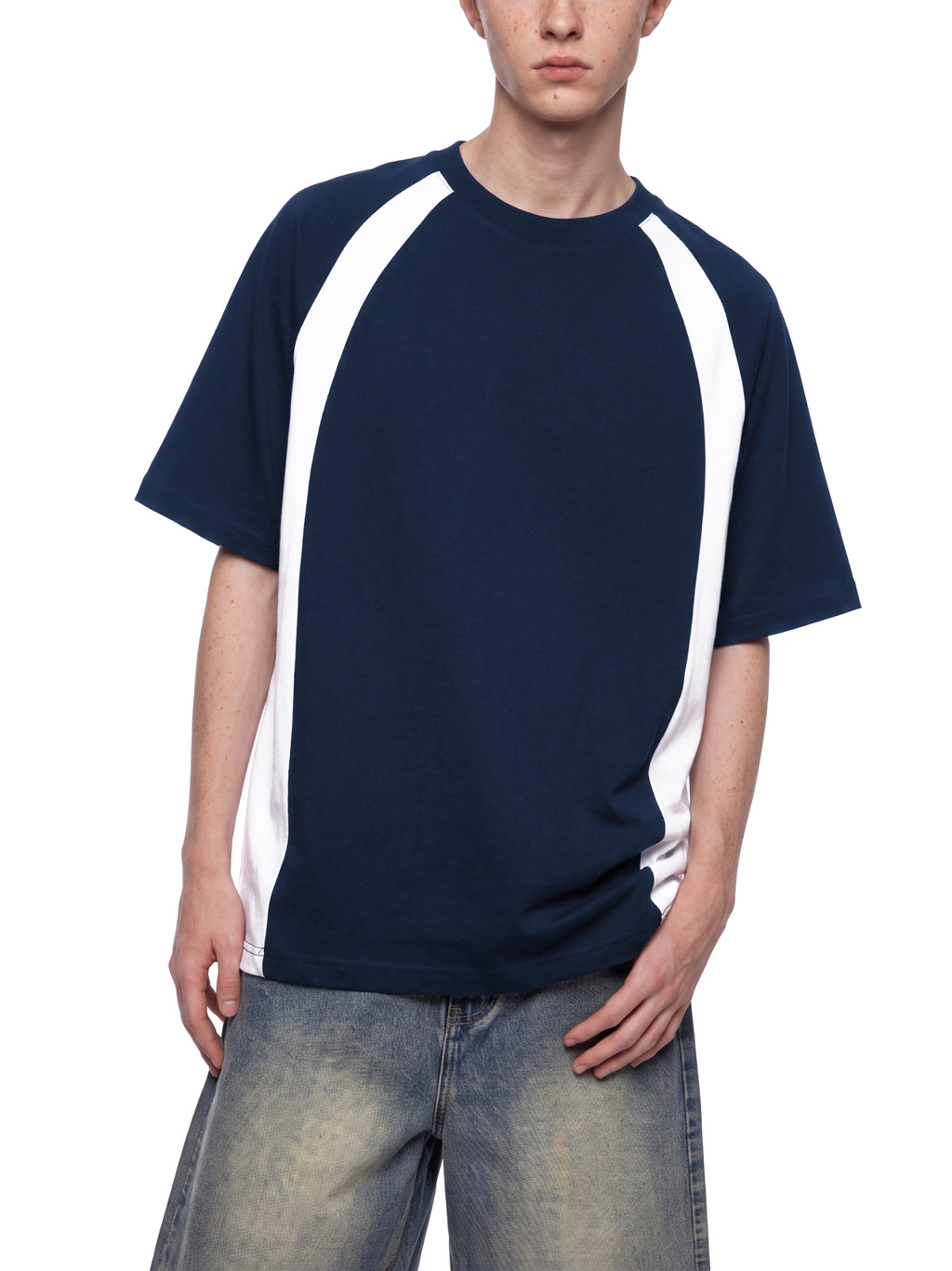 O | raglan colour block t-shirt