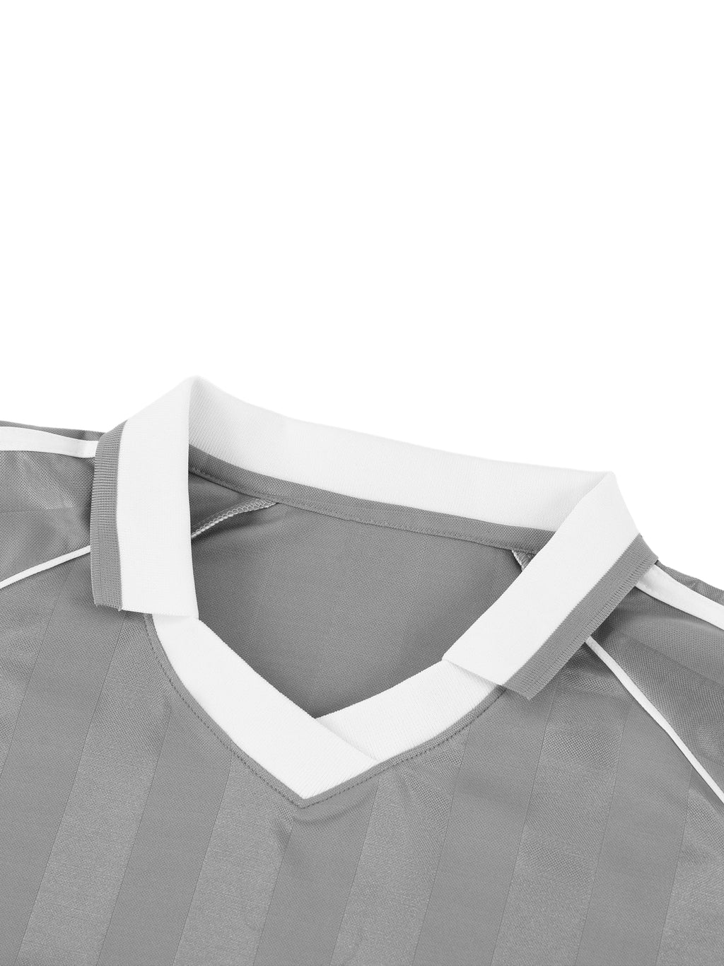 O | shadow stripe collared soccer jersey