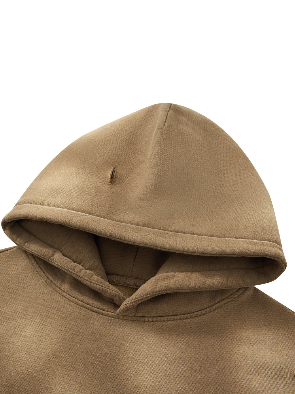 O | sunfade frayed fleece hoodie