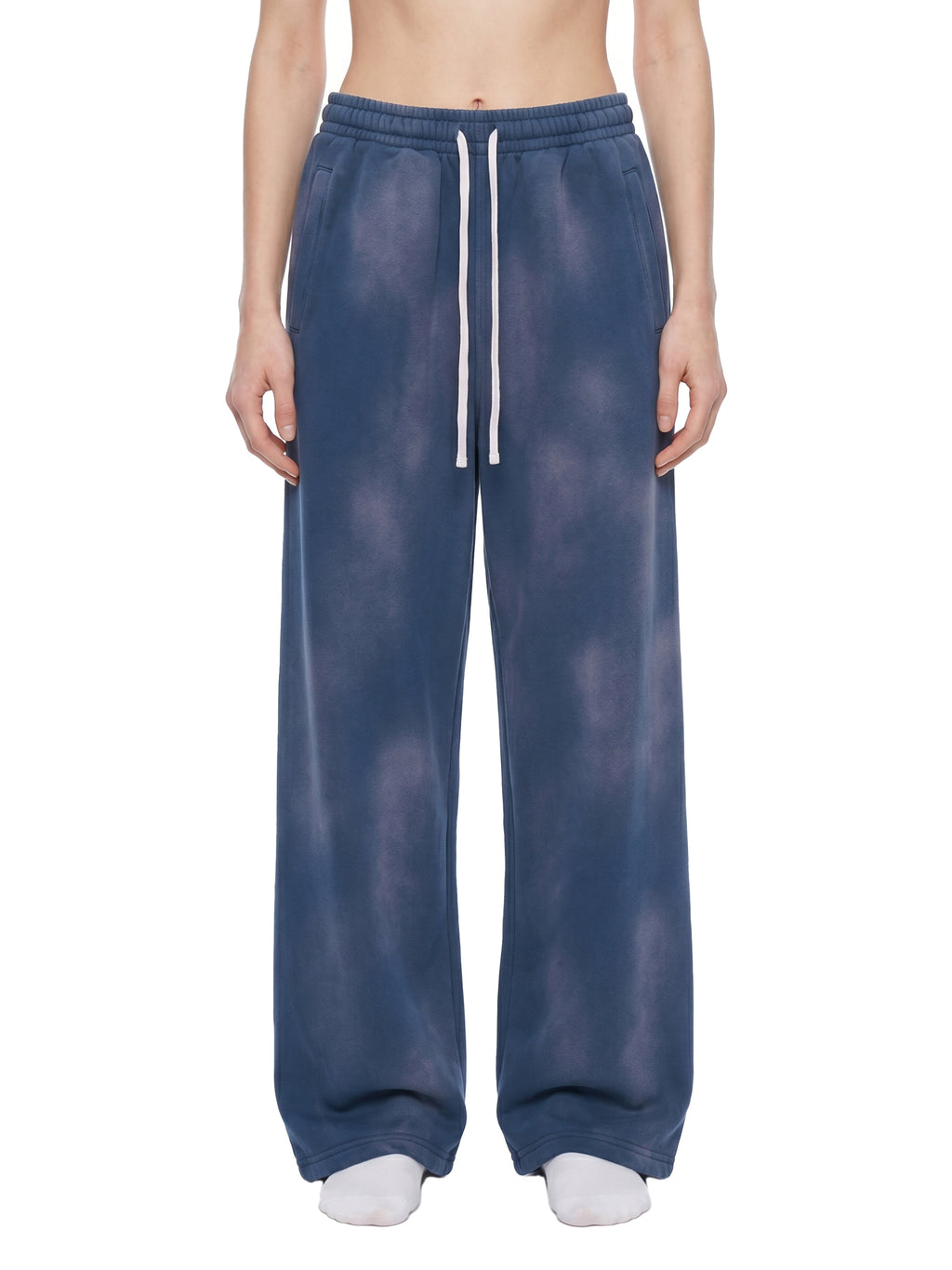 O | sunfade wide leg fleece sweatpants