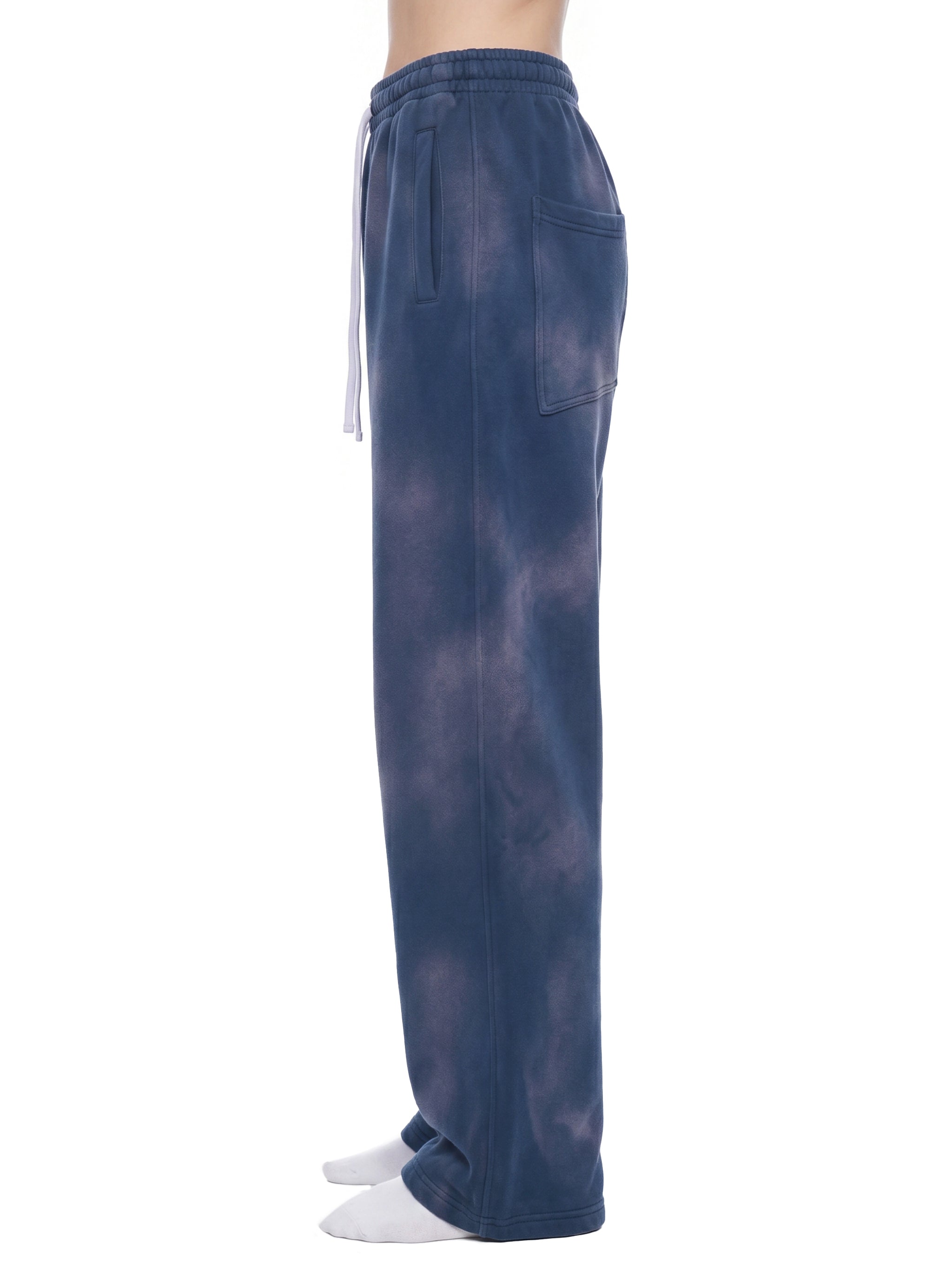 O | sunfade wide leg fleece sweatpants