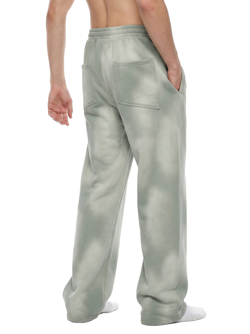 O | sunfade wide leg fleece sweatpants