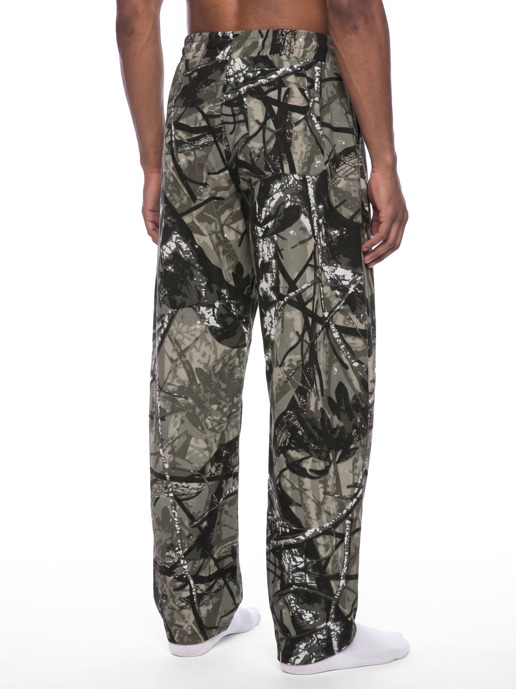 O | tree camo barrel leg pants