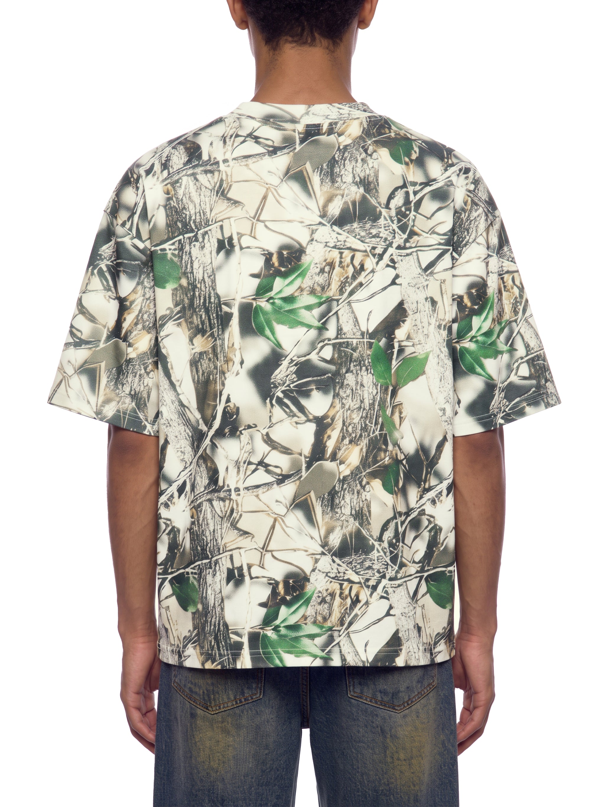 O | tree camo boxy t-shirt