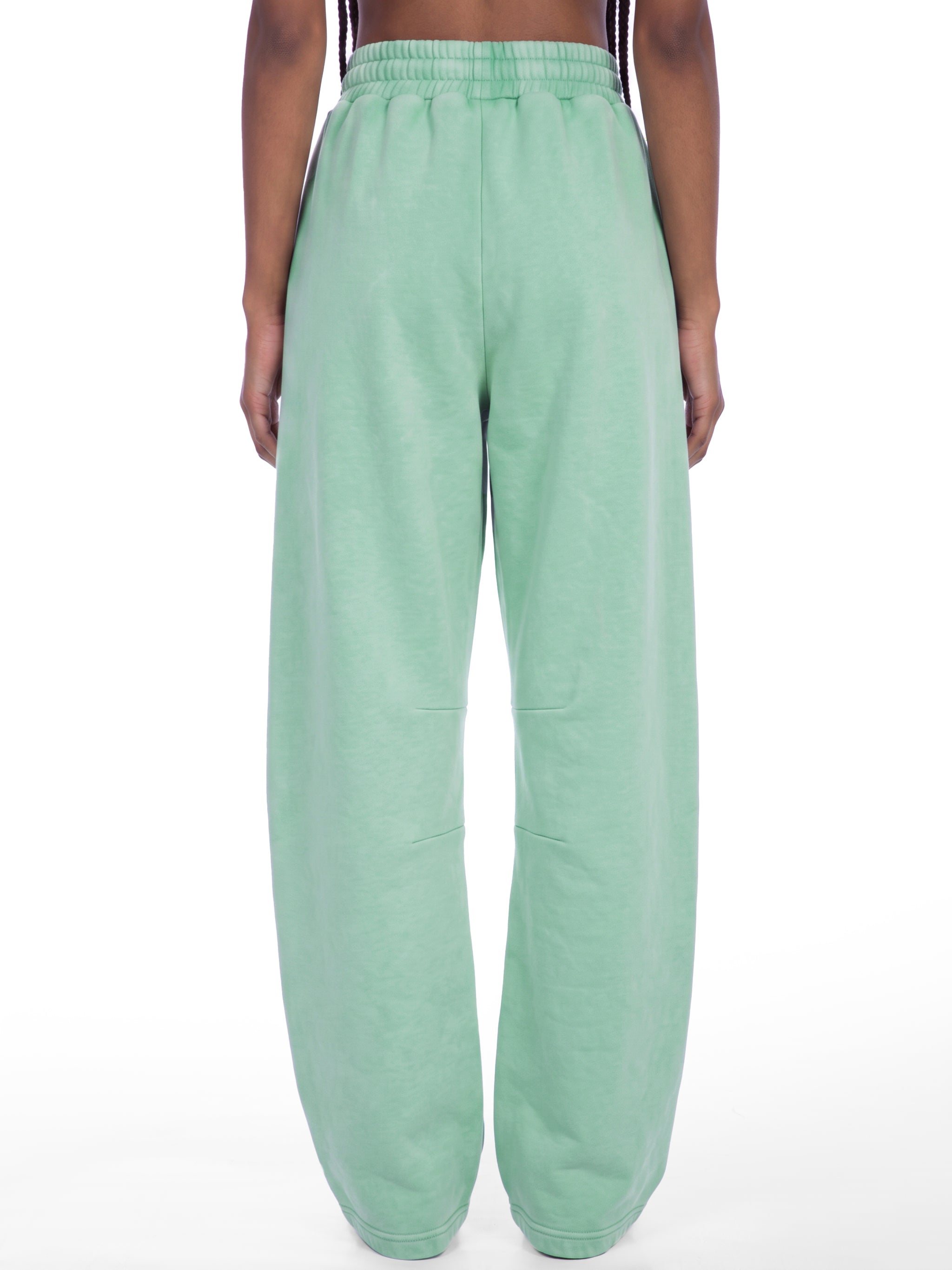 O | vintage wash barrel leg fleece sweatpants